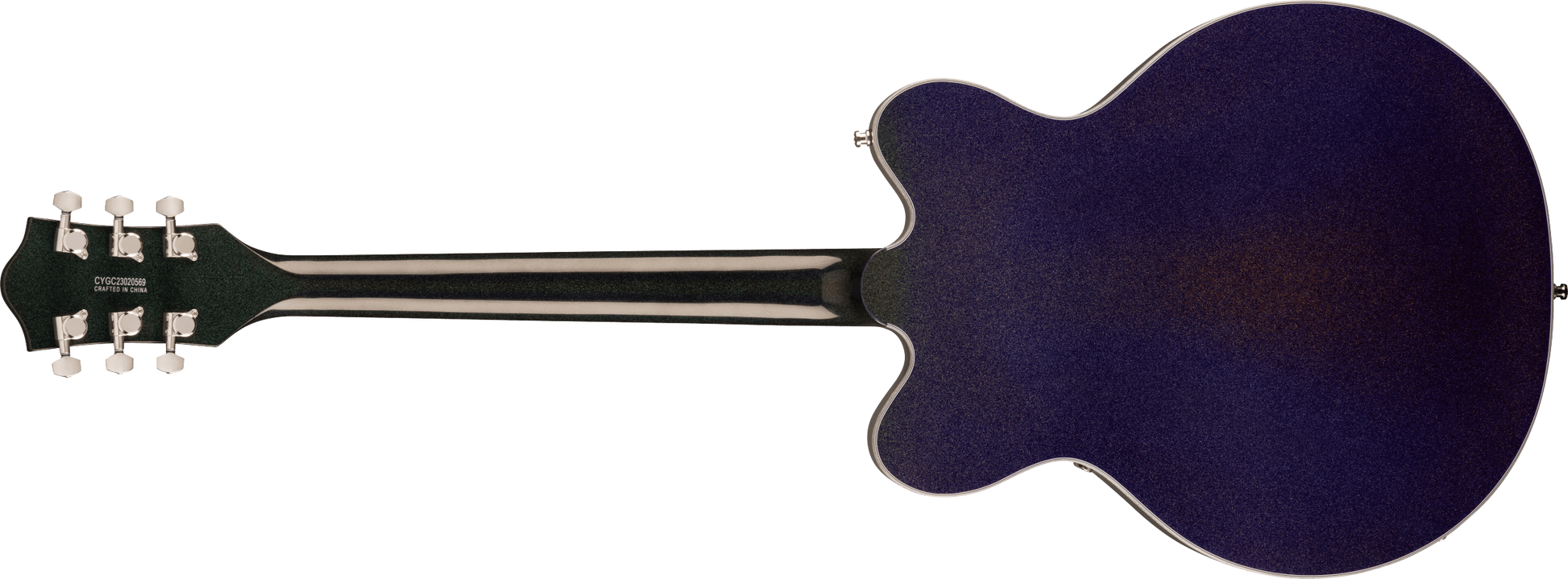 GRETSCH ELECTROMATIC JOHN GOURLEY BROADKASTER CENTER BLOCK IRIDESCENT BLACK