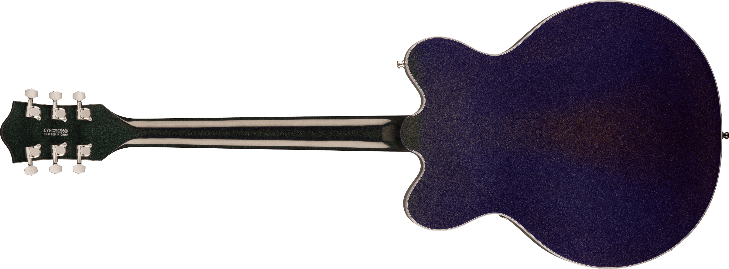 GRETSCH ELECTROMATIC JOHN GOURLEY BROADKASTER CENTER BLOCK IRIDESCENT BLACK