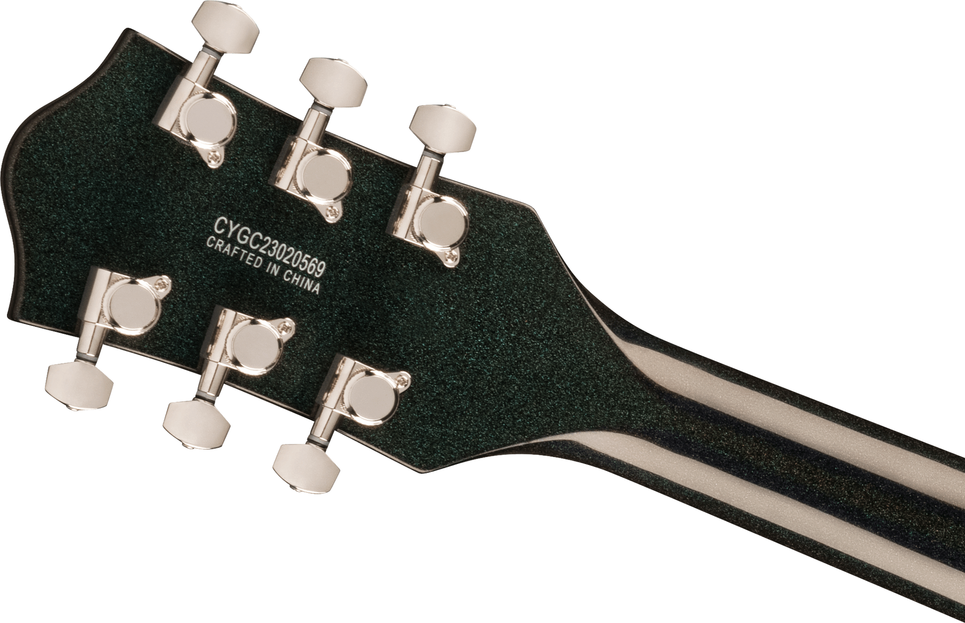 GRETSCH ELECTROMATIC JOHN GOURLEY BROADKASTER CENTER BLOCK IRIDESCENT BLACK