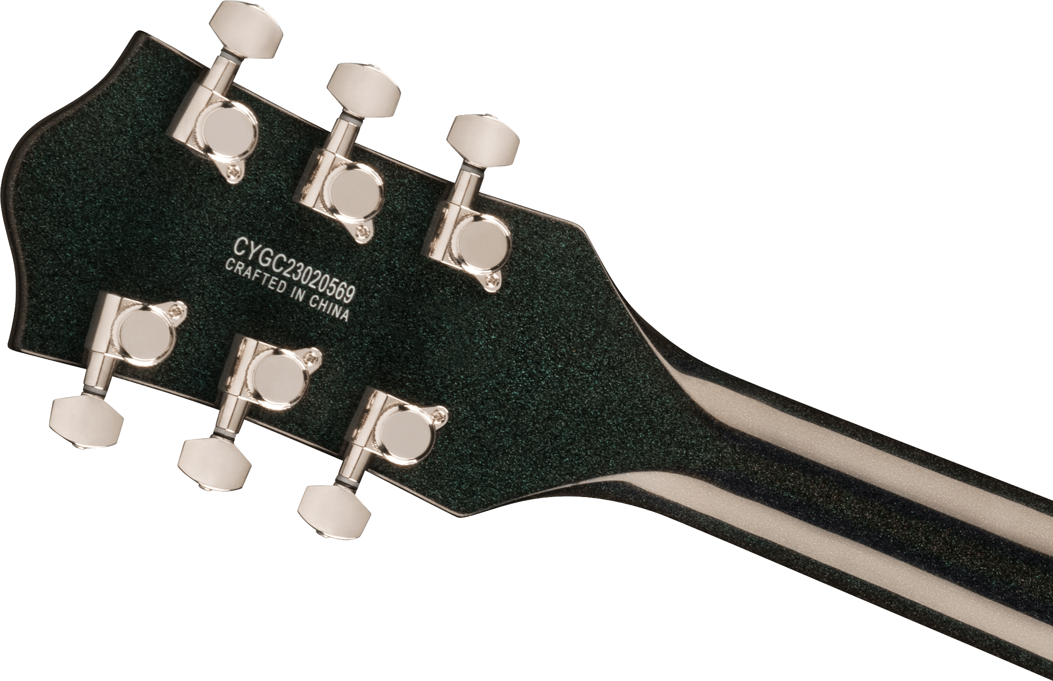 GRETSCH ELECTROMATIC JOHN GOURLEY BROADKASTER CENTER BLOCK IRIDESCENT BLACK