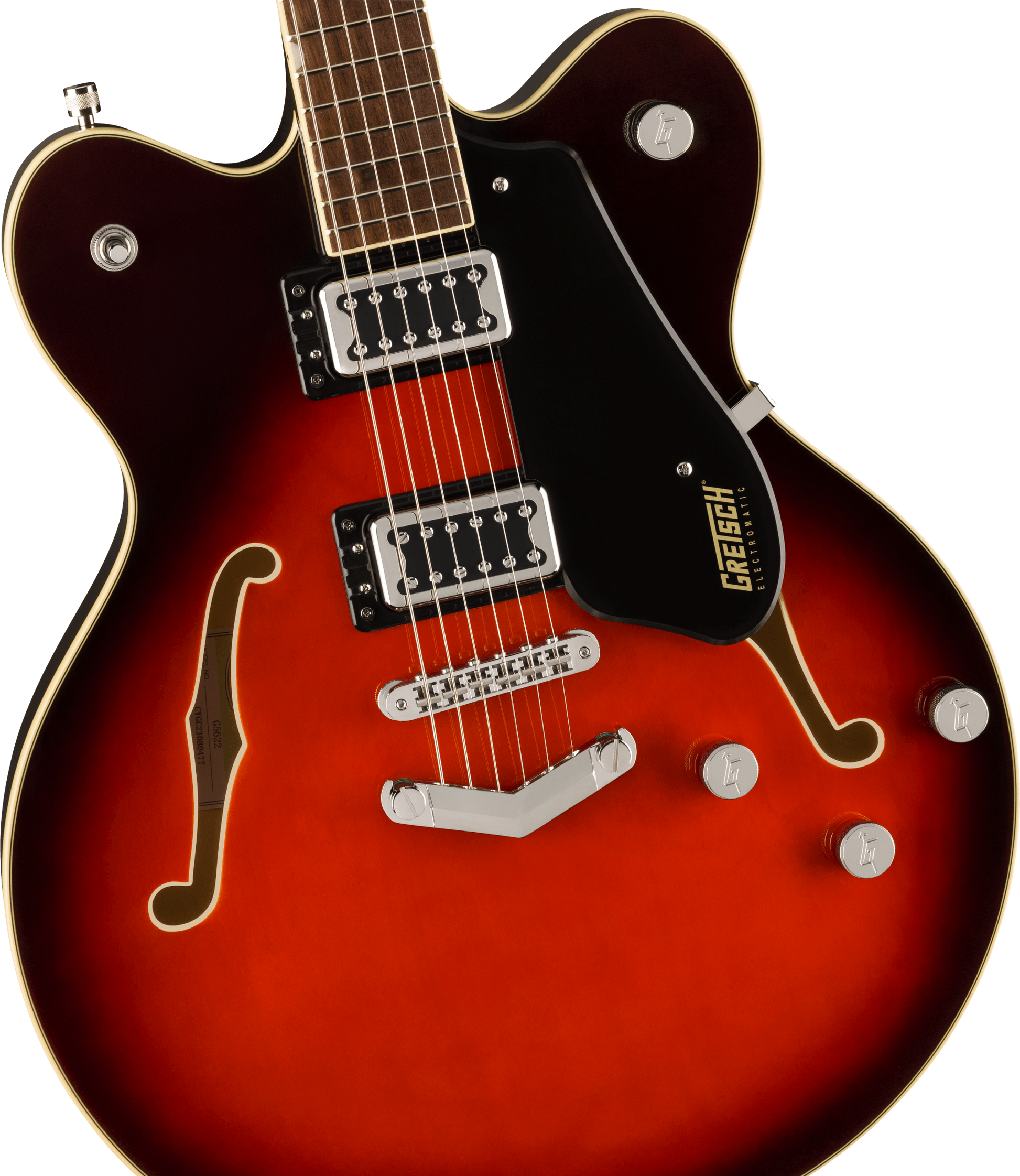 GRETSCH G5622 ELECTROMATIC CENTER BLOCK DOUBLE-CUT  V-STOPTAIL CLARET BURST