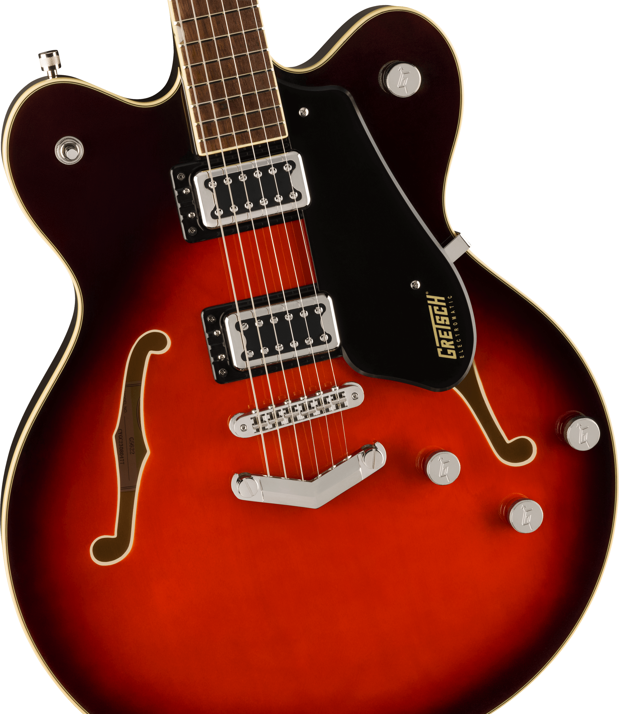 GRETSCH G5622 ELECTROMATIC CENTER BLOCK DOUBLE-CUT  V-STOPTAIL CLARET BURST