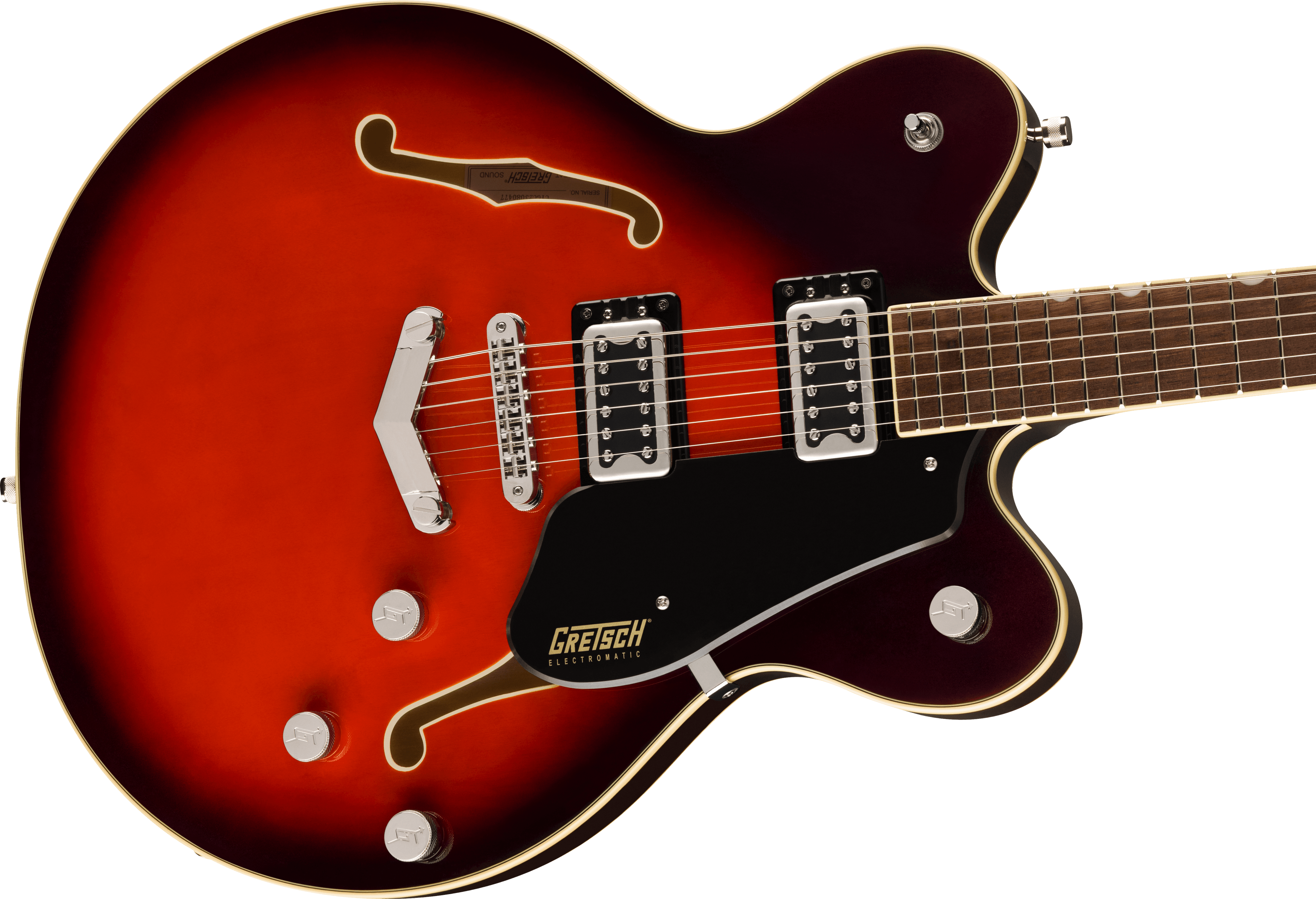 GRETSCH G5622 ELECTROMATIC CENTER BLOCK DOUBLE-CUT  V-STOPTAIL CLARET BURST