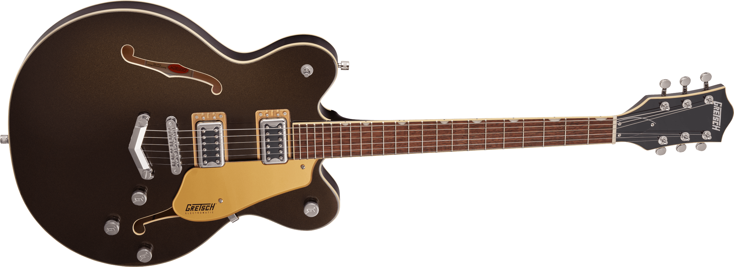 GRETSCH G5622 ELECTROMATIC CENTER BLOCK DOUBLE-CUT  V-STOPTAIL BLACK GOLD
