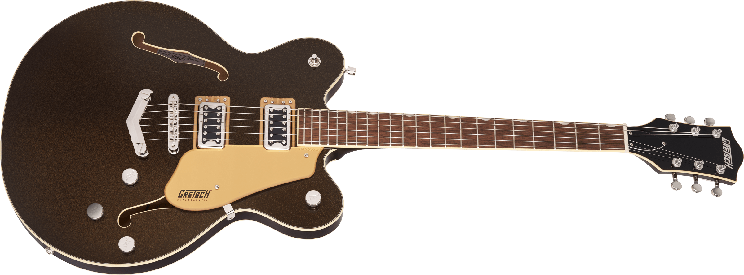 GRETSCH G5622 ELECTROMATIC CENTER BLOCK DOUBLE-CUT  V-STOPTAIL BLACK GOLD