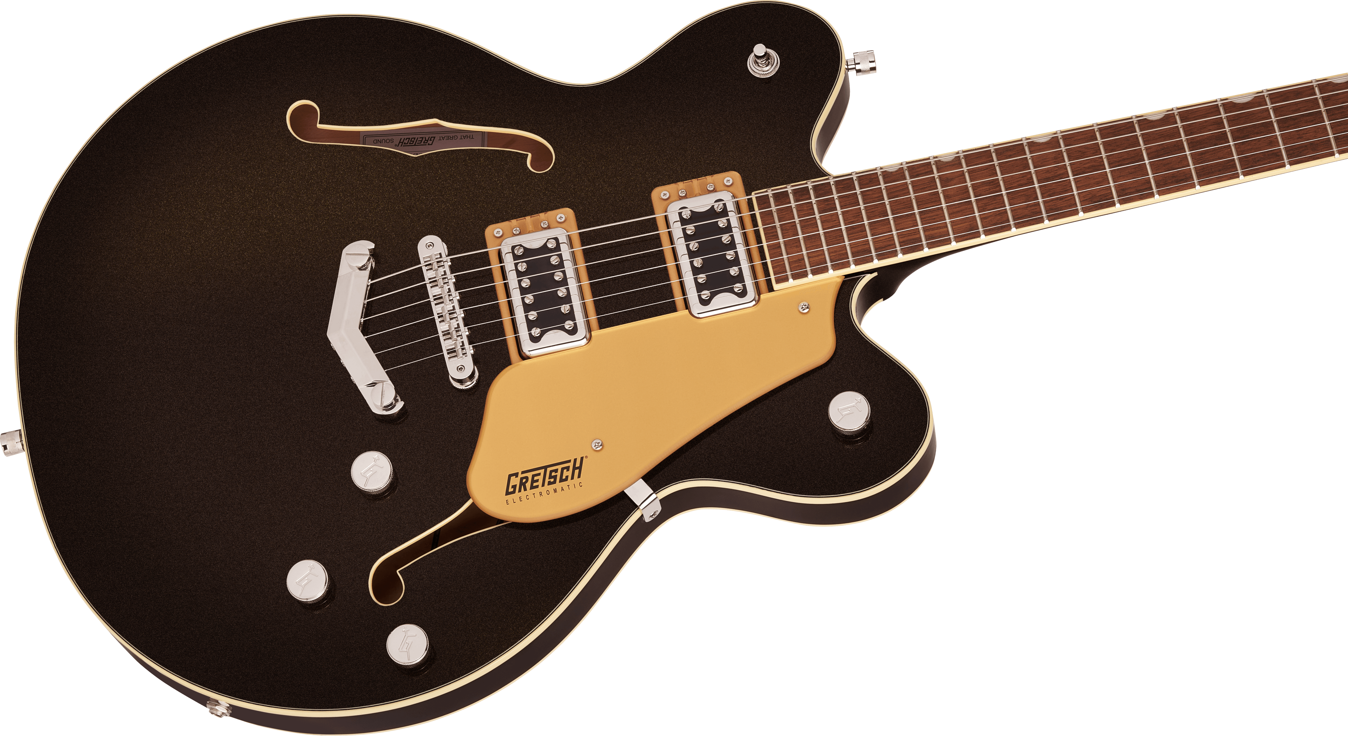 GRETSCH G5622 ELECTROMATIC CENTER BLOCK DOUBLE-CUT  V-STOPTAIL BLACK GOLD