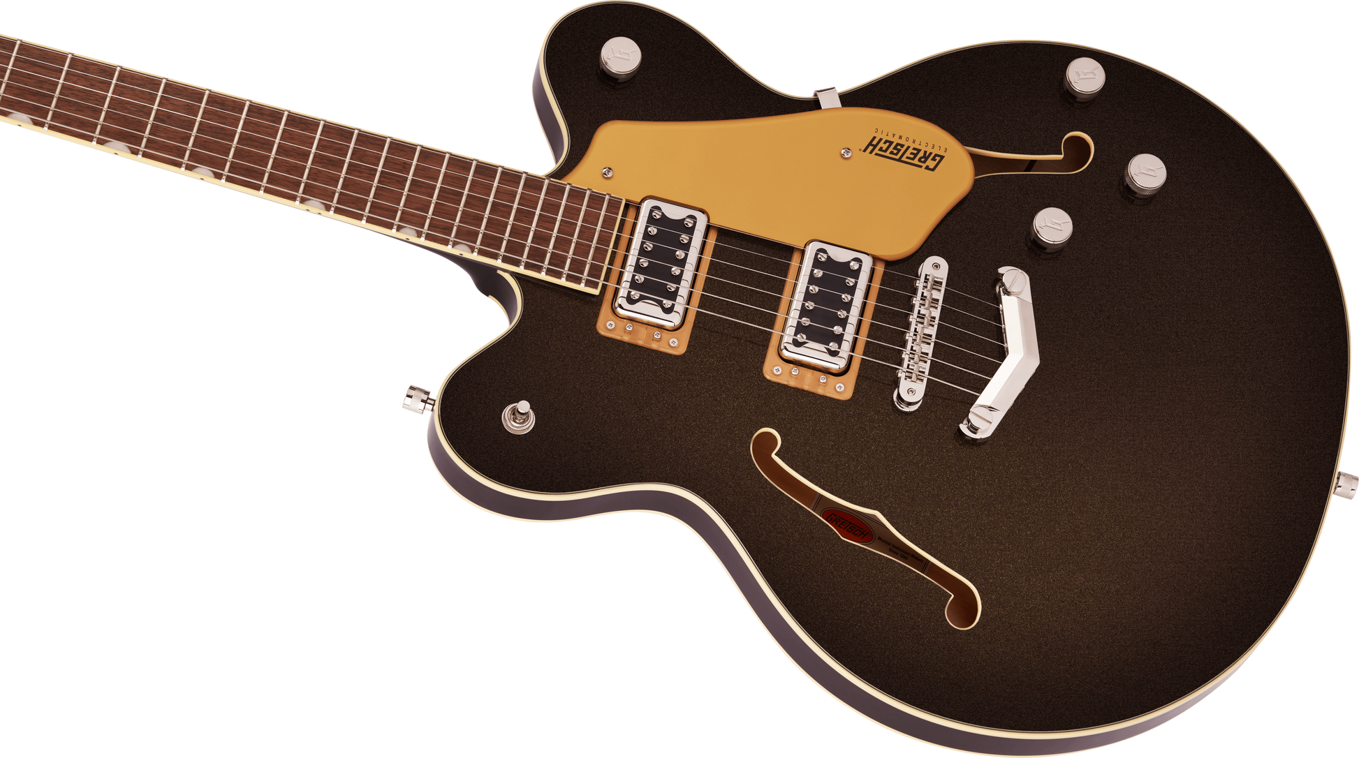 GRETSCH G5622 ELECTROMATIC CENTER BLOCK DOUBLE-CUT  V-STOPTAIL BLACK GOLD