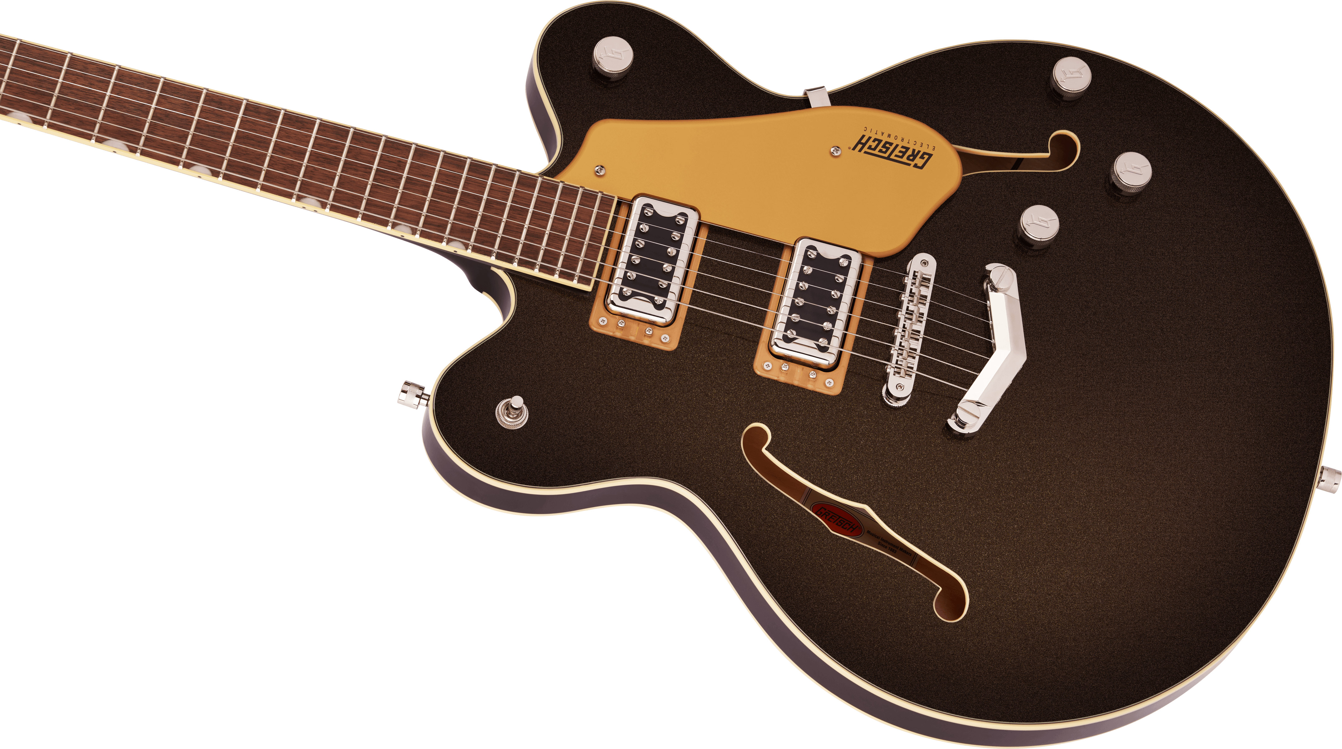 GRETSCH G5622 ELECTROMATIC CENTER BLOCK DOUBLE-CUT  V-STOPTAIL BLACK GOLD