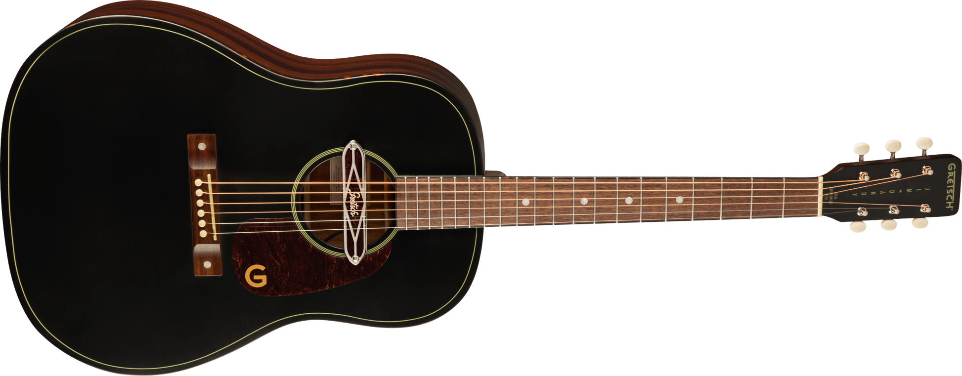 GRETSCH DELTOLUXE DREADNOUGHT BLACK TOP