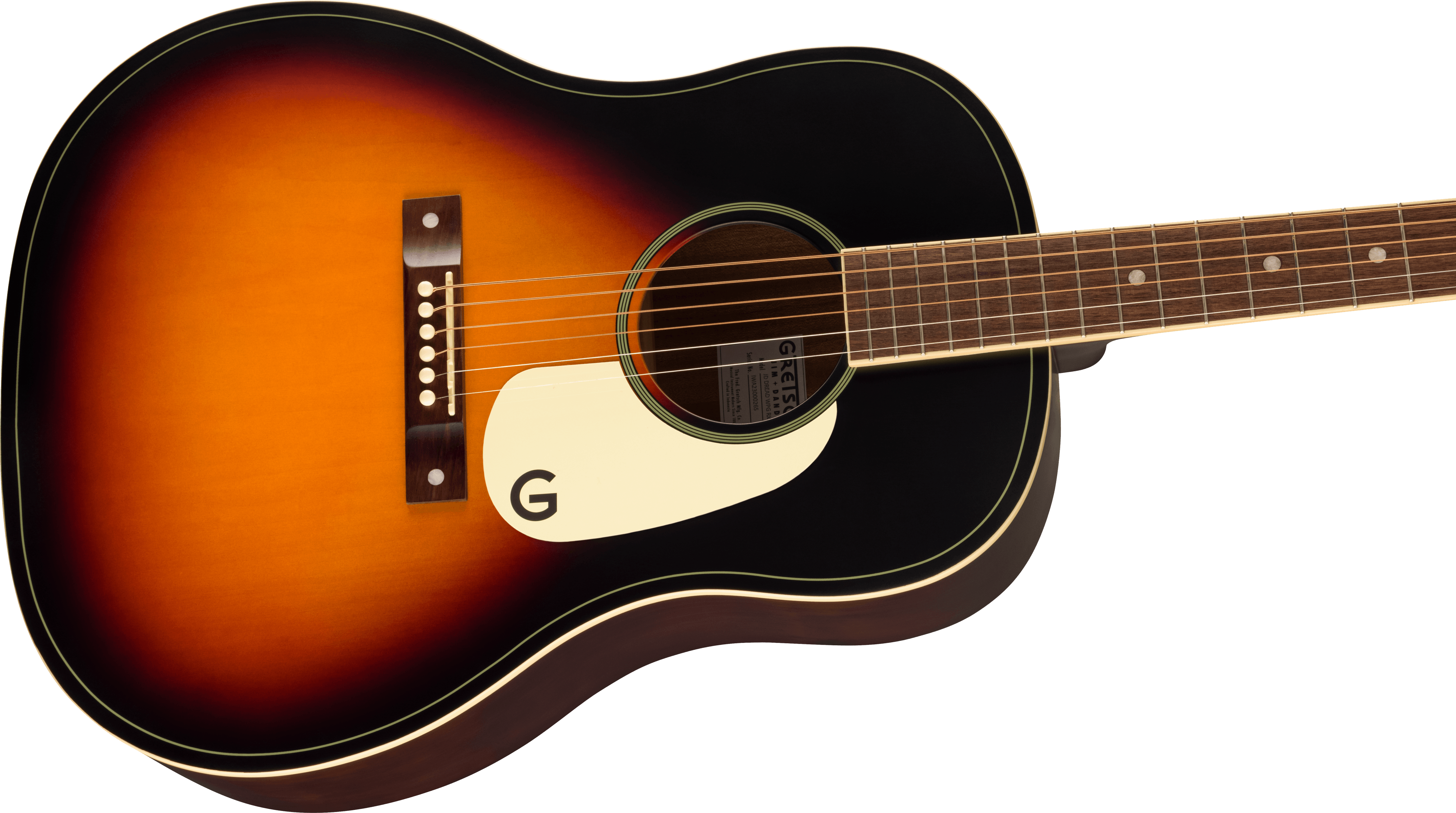 GRETSCH JIM DANDY DREADNOUGHT REX BURST
