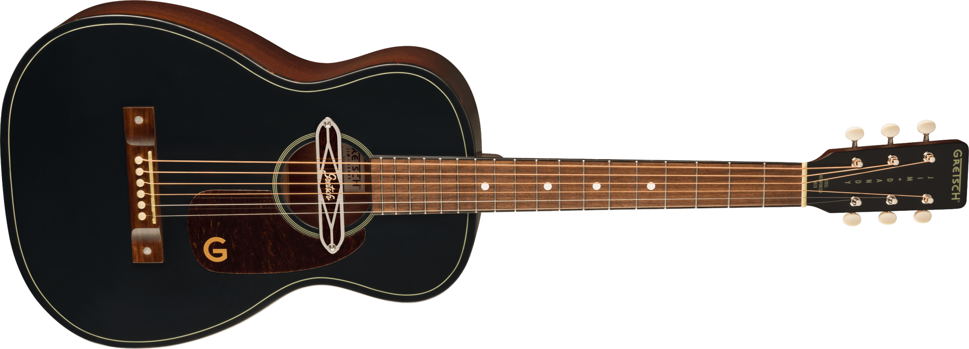 GRETSCH DELTOLUXE PARLOR BLACK TOP