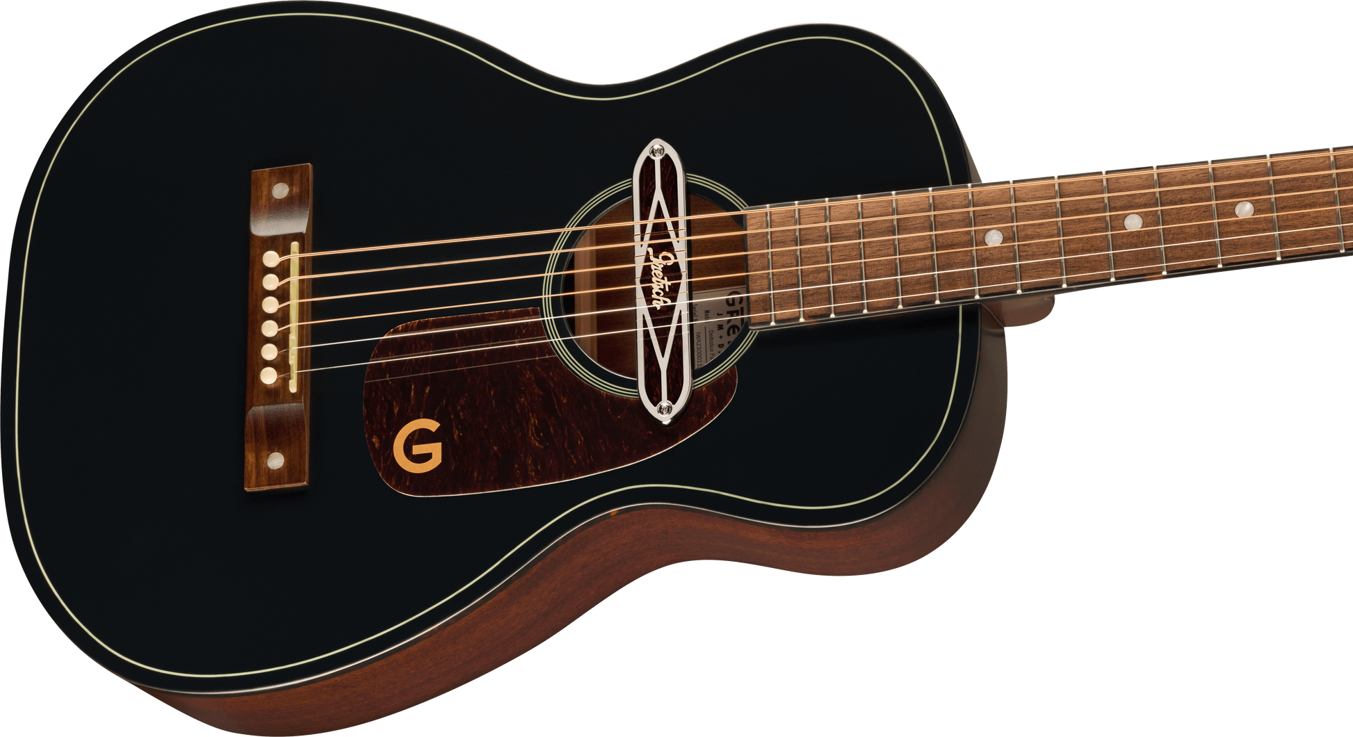 GRETSCH DELTOLUXE PARLOR BLACK TOP