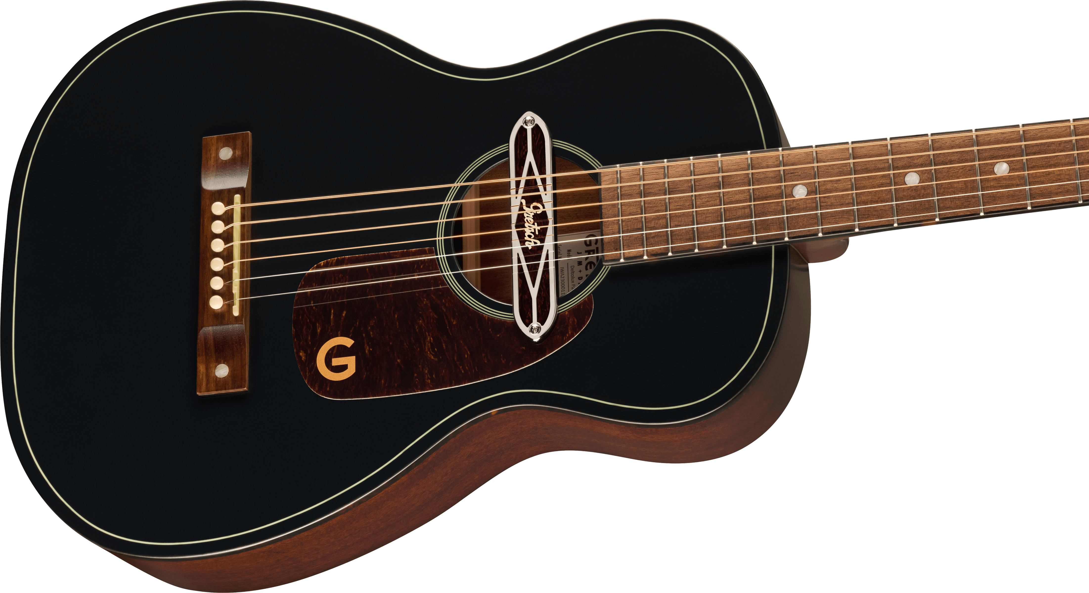 GRETSCH DELTOLUXE PARLOR BLACK TOP