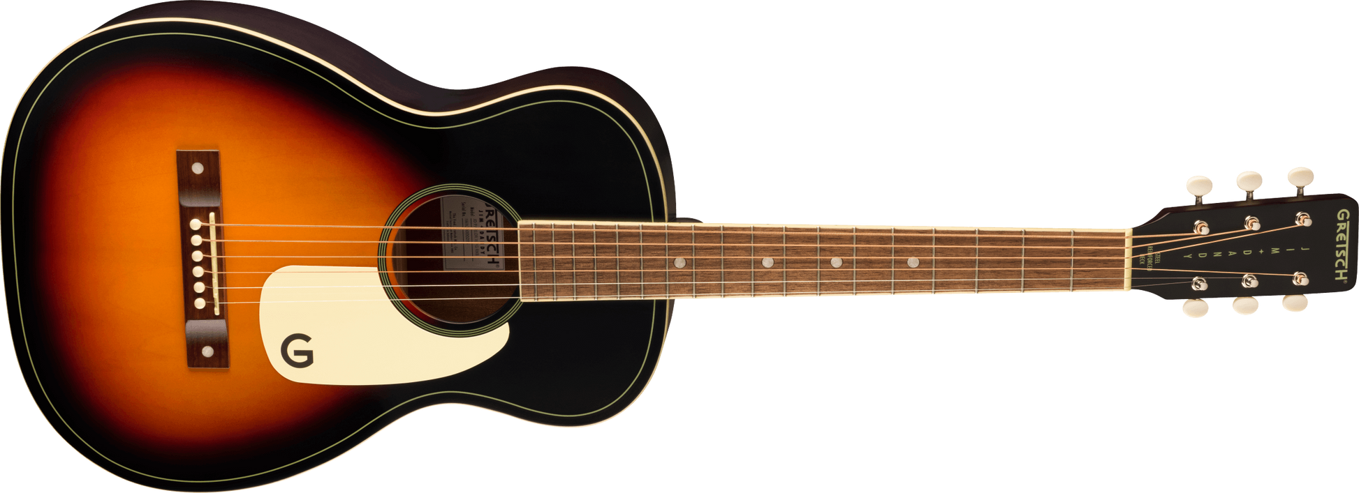 GRETSCH JIM DANDY PARLOR REX BURST