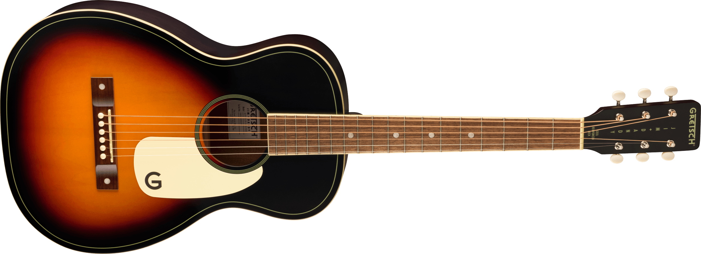 GRETSCH JIM DANDY PARLOR REX BURST