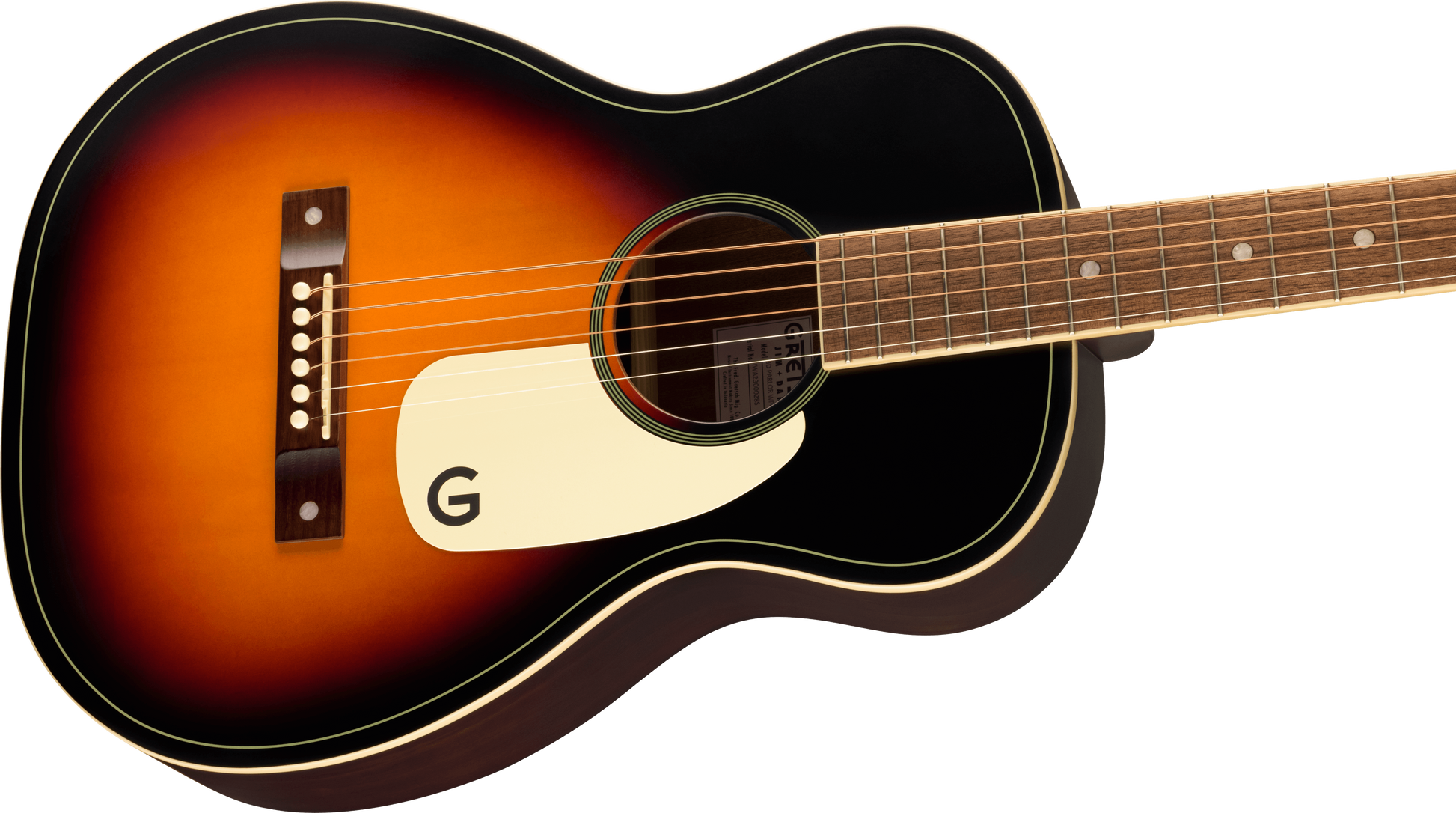 GRETSCH JIM DANDY PARLOR REX BURST