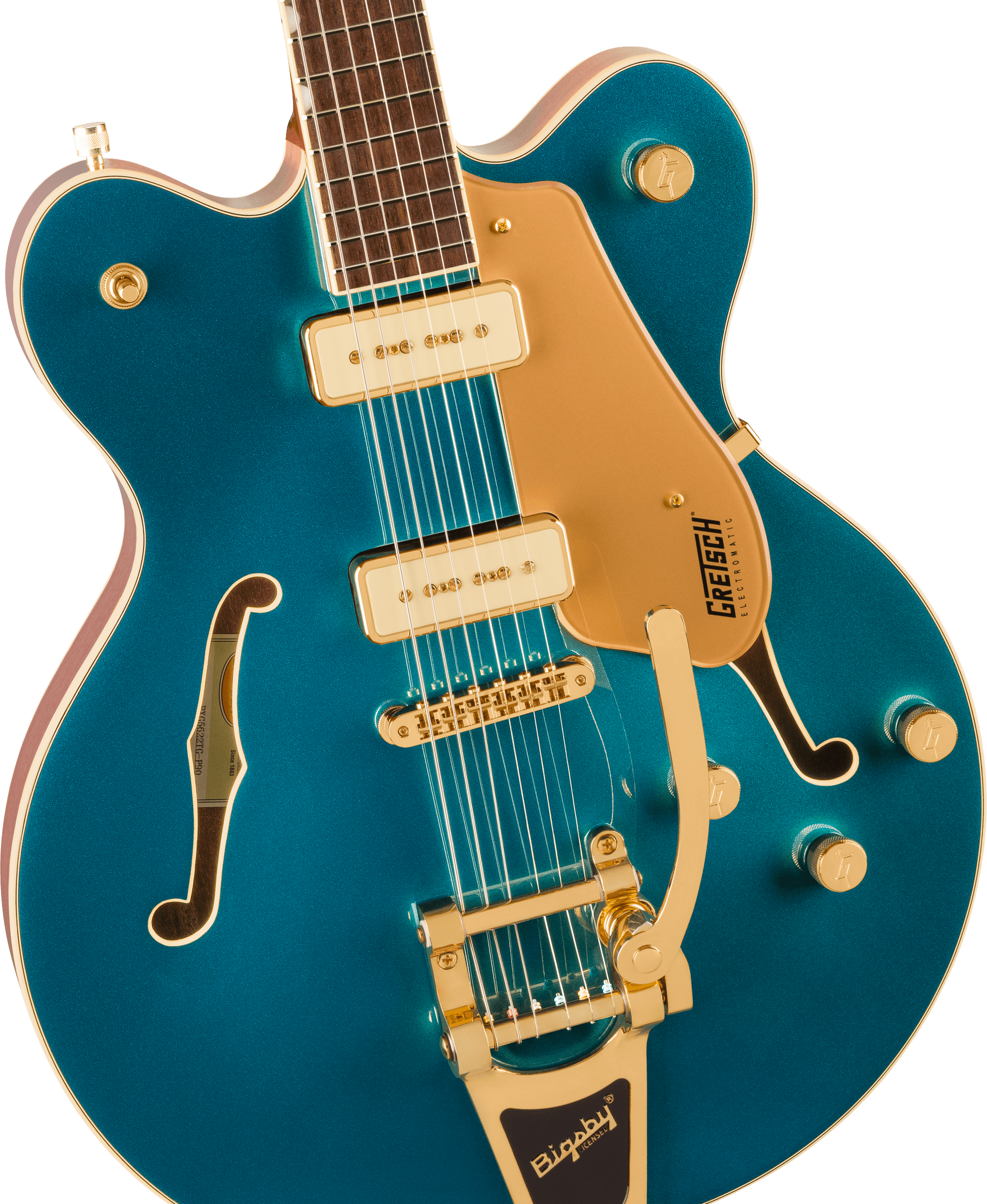 GRETSCH ELECTROMATIC PRISTINE LTD CENTER BLOCK DOUBLE-CUT  BIGSBY PETROL