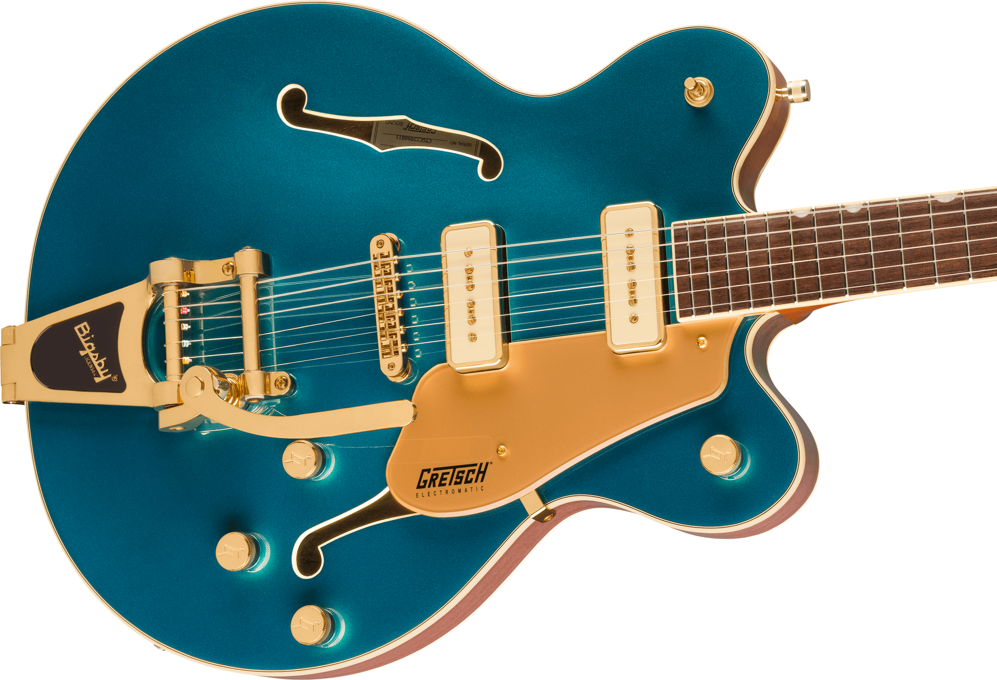 GRETSCH ELECTROMATIC PRISTINE LTD CENTER BLOCK DOUBLE-CUT  BIGSBY PETROL