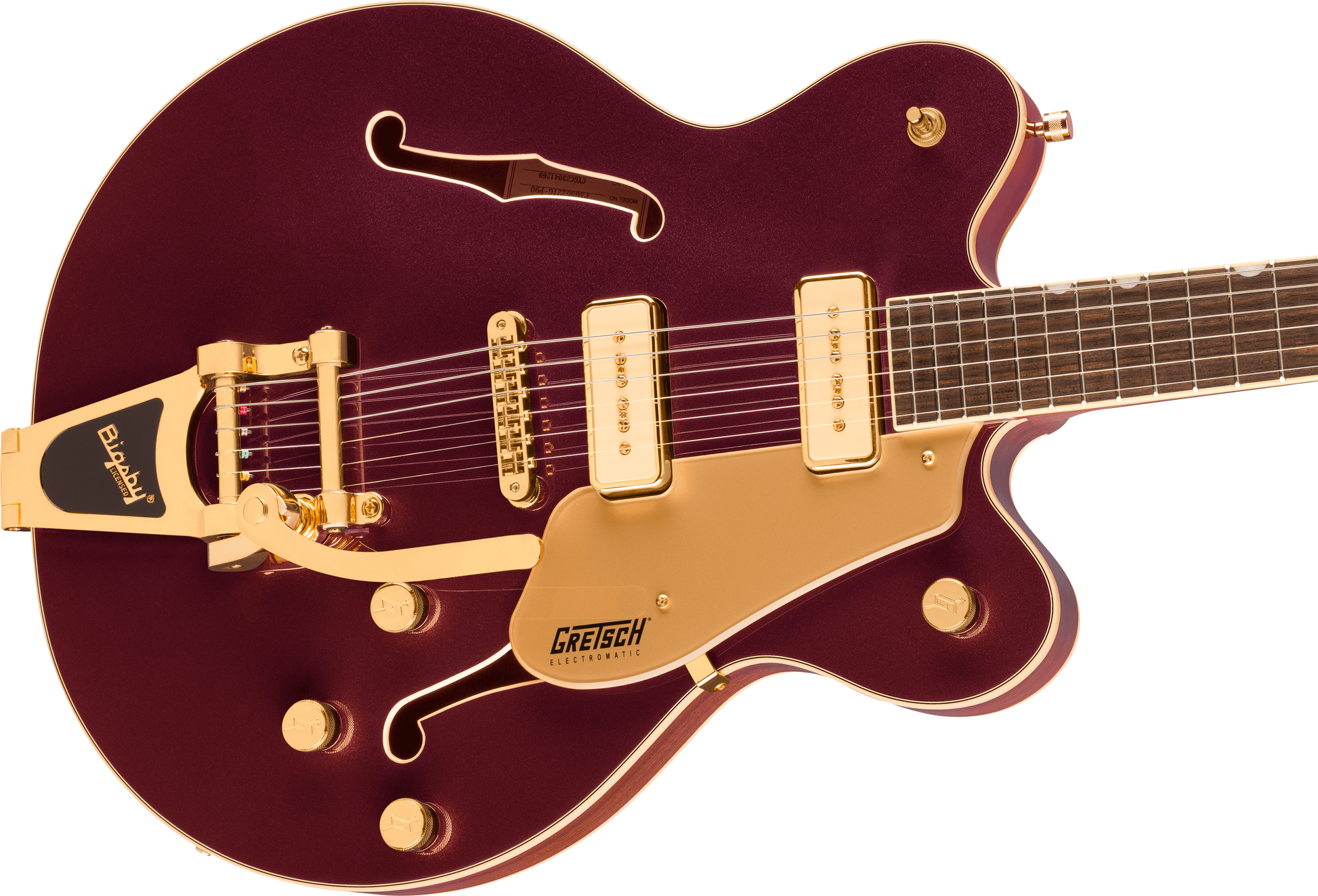 GRETSCH ELECTROMATIC PRISTINE LTD CENTER BLOCK DOUBLE-CUT  BIGSBY CHEERY
