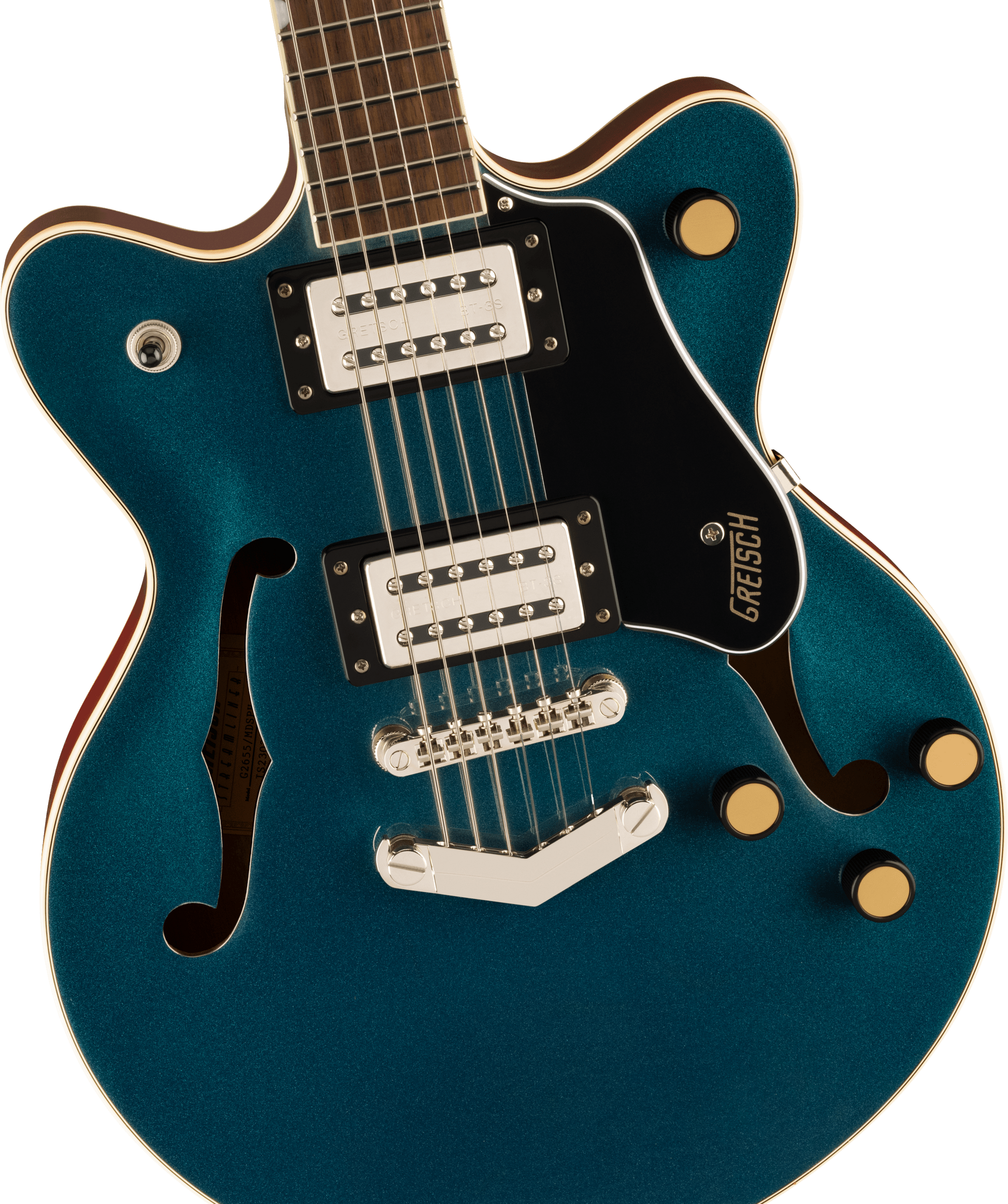 GRETSCH G2655 STREAMLINER CENTER BLOCK JR. DOUBLE-CUT  V-STOPTAIL MS