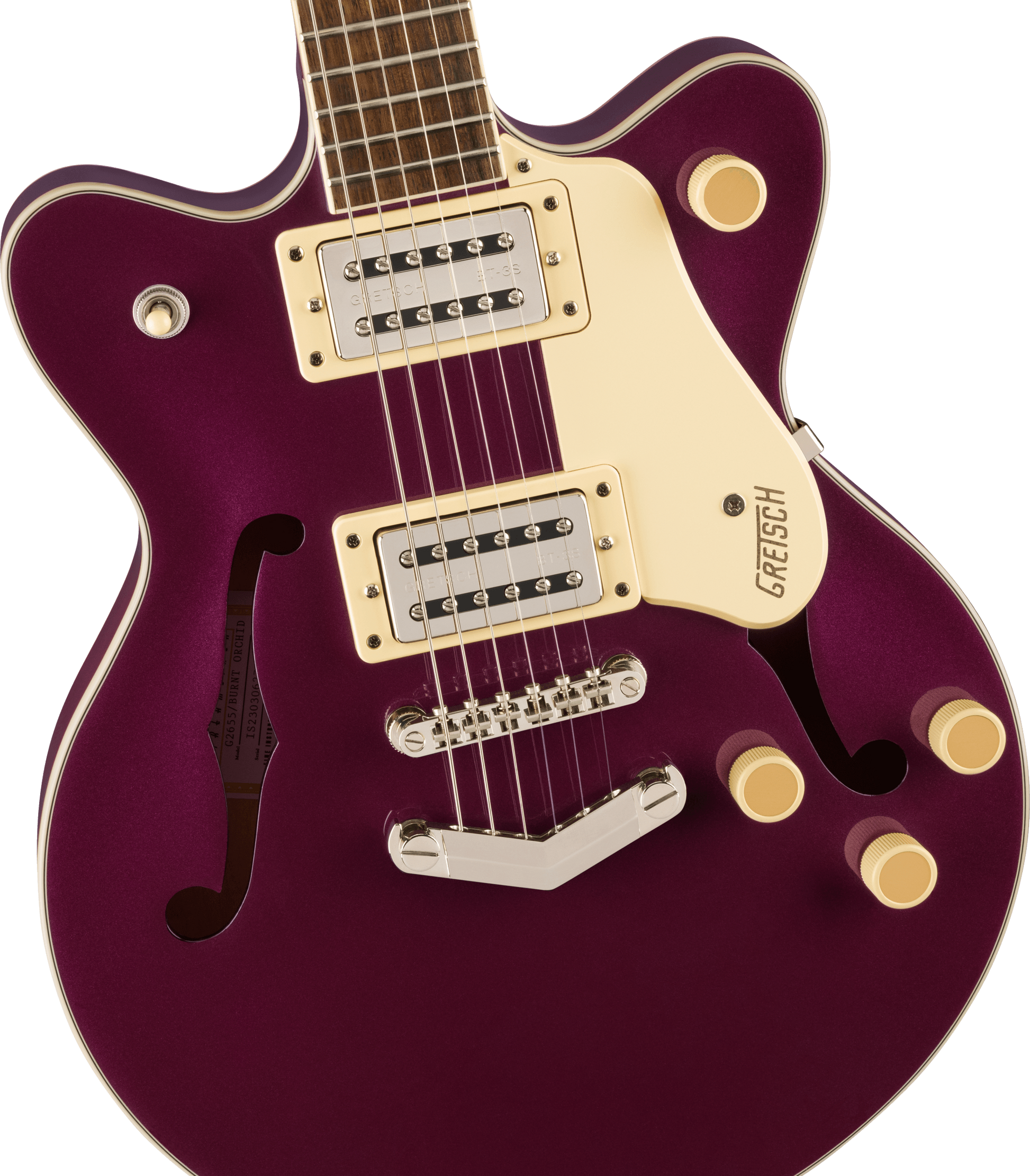 GRETSCH G2655 STREAMLINER CENTER BLOCK JR. DOUBLE-CUT  V-STOPTAIL BO