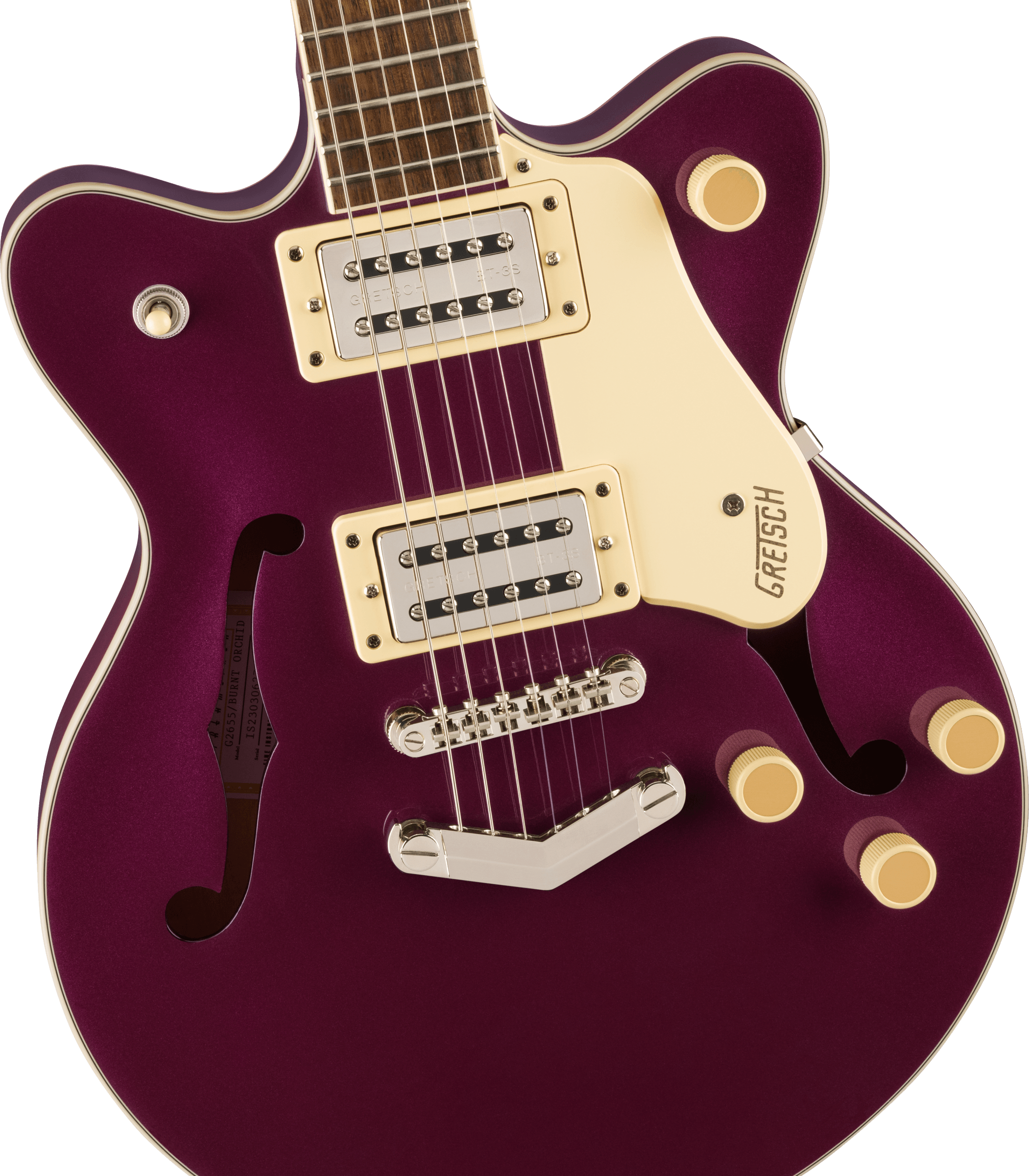 GRETSCH G2655 STREAMLINER CENTER BLOCK JR. DOUBLE-CUT  V-STOPTAIL BO
