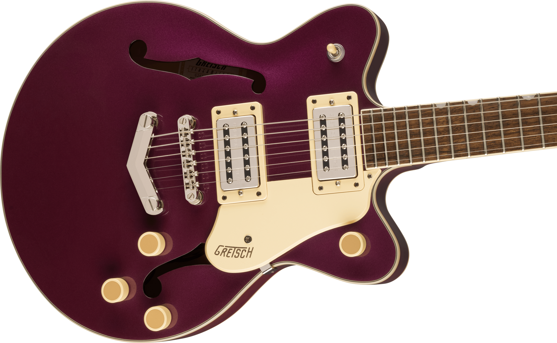 GRETSCH G2655 STREAMLINER CENTER BLOCK JR. DOUBLE-CUT  V-STOPTAIL BO
