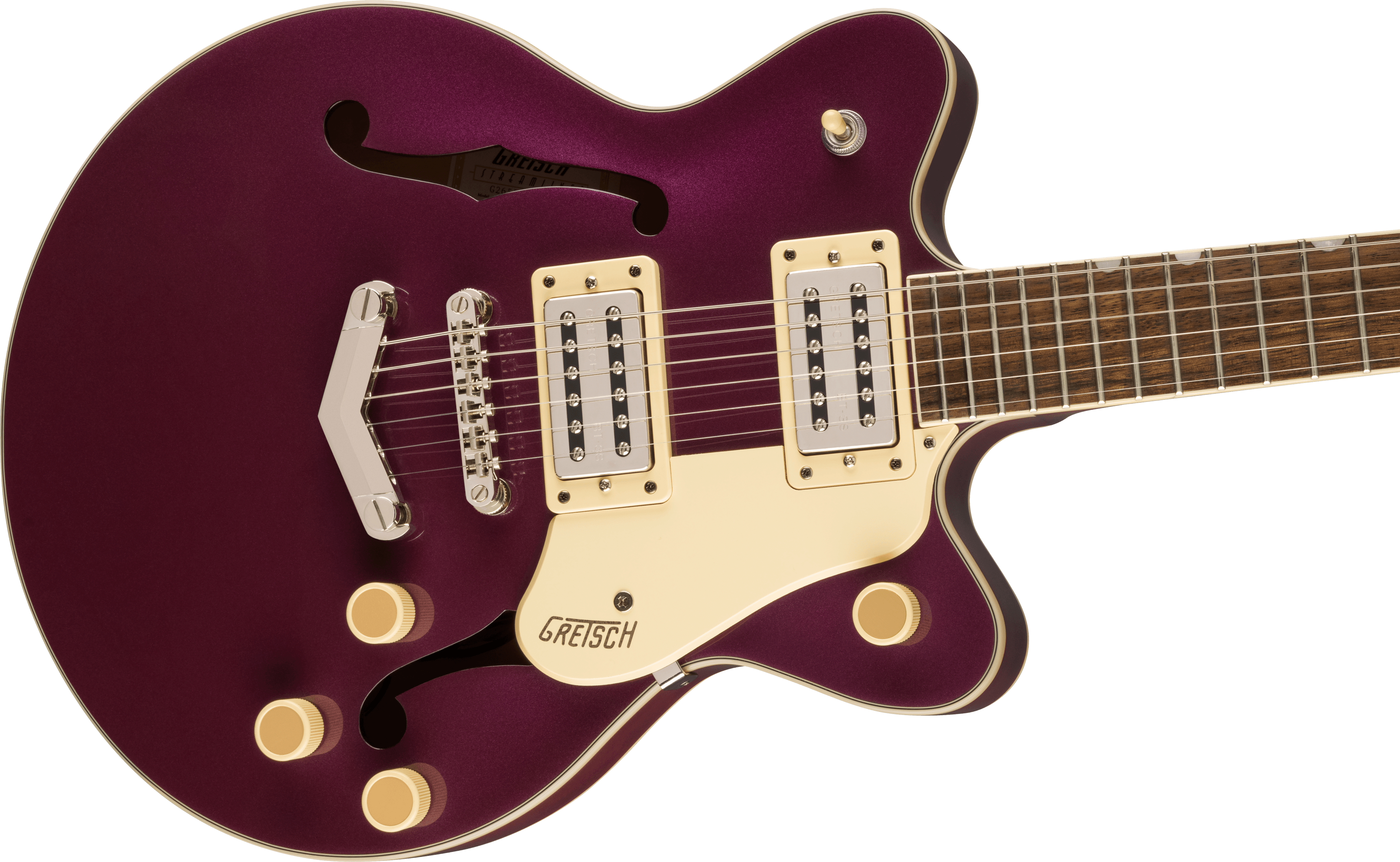 GRETSCH G2655 STREAMLINER CENTER BLOCK JR. DOUBLE-CUT  V-STOPTAIL BO