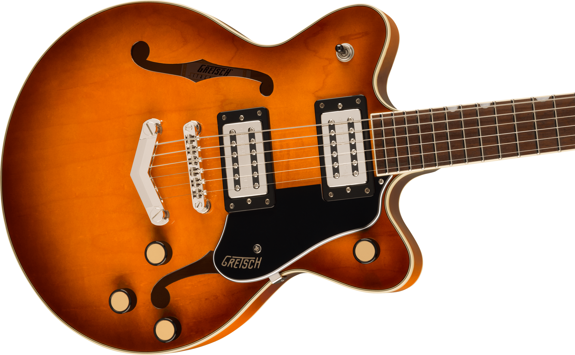 GRETSCH G2655 STREAMLINER CENTER BLOCK JR. DOUBLE-CUT  V-STOPTAIL ABBEY ALE