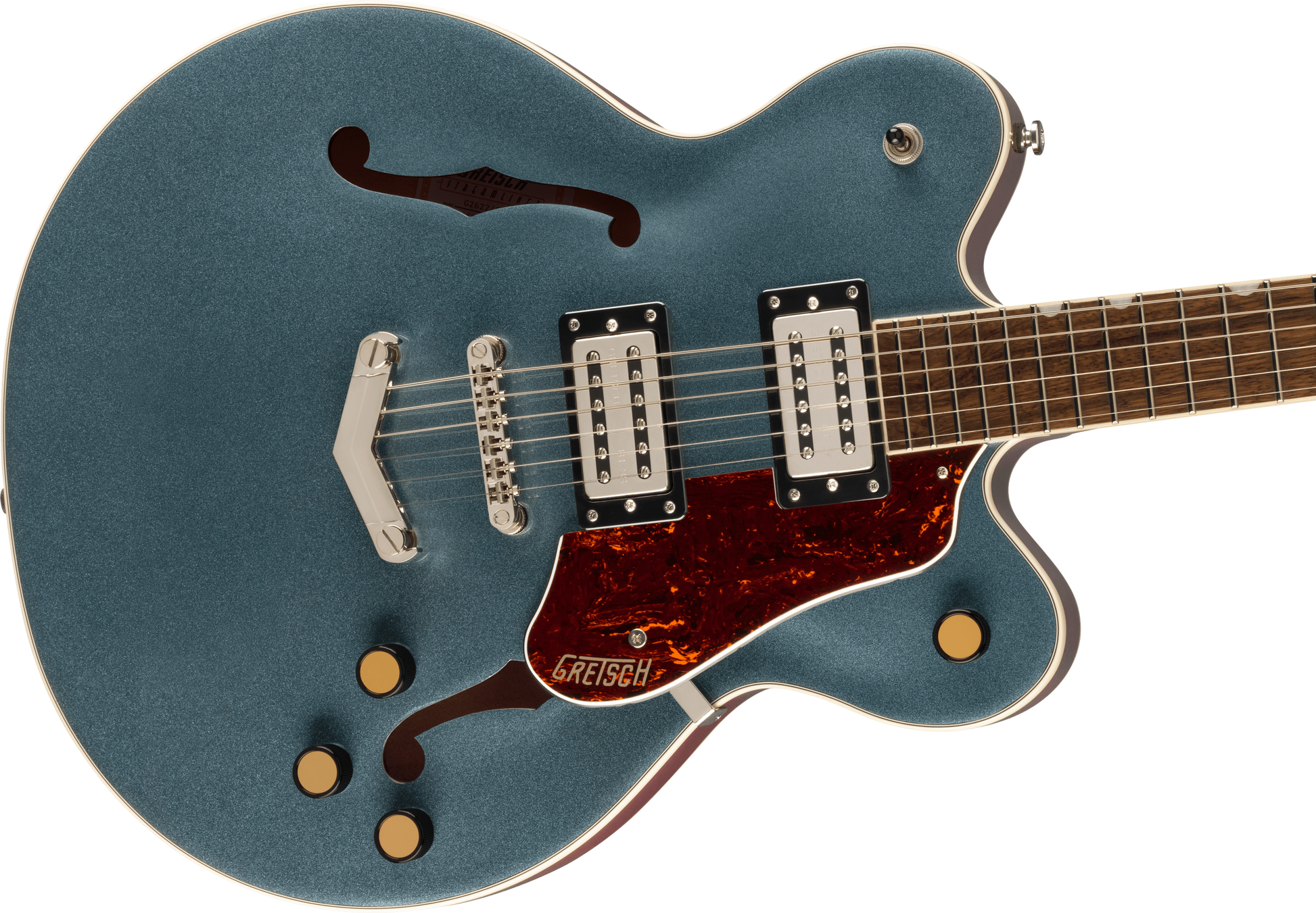 GRETSCH G2622 STREAMLINER CENTER BLOCK DOUBLE-CUT  V-STOPTAIL GUNMETAL