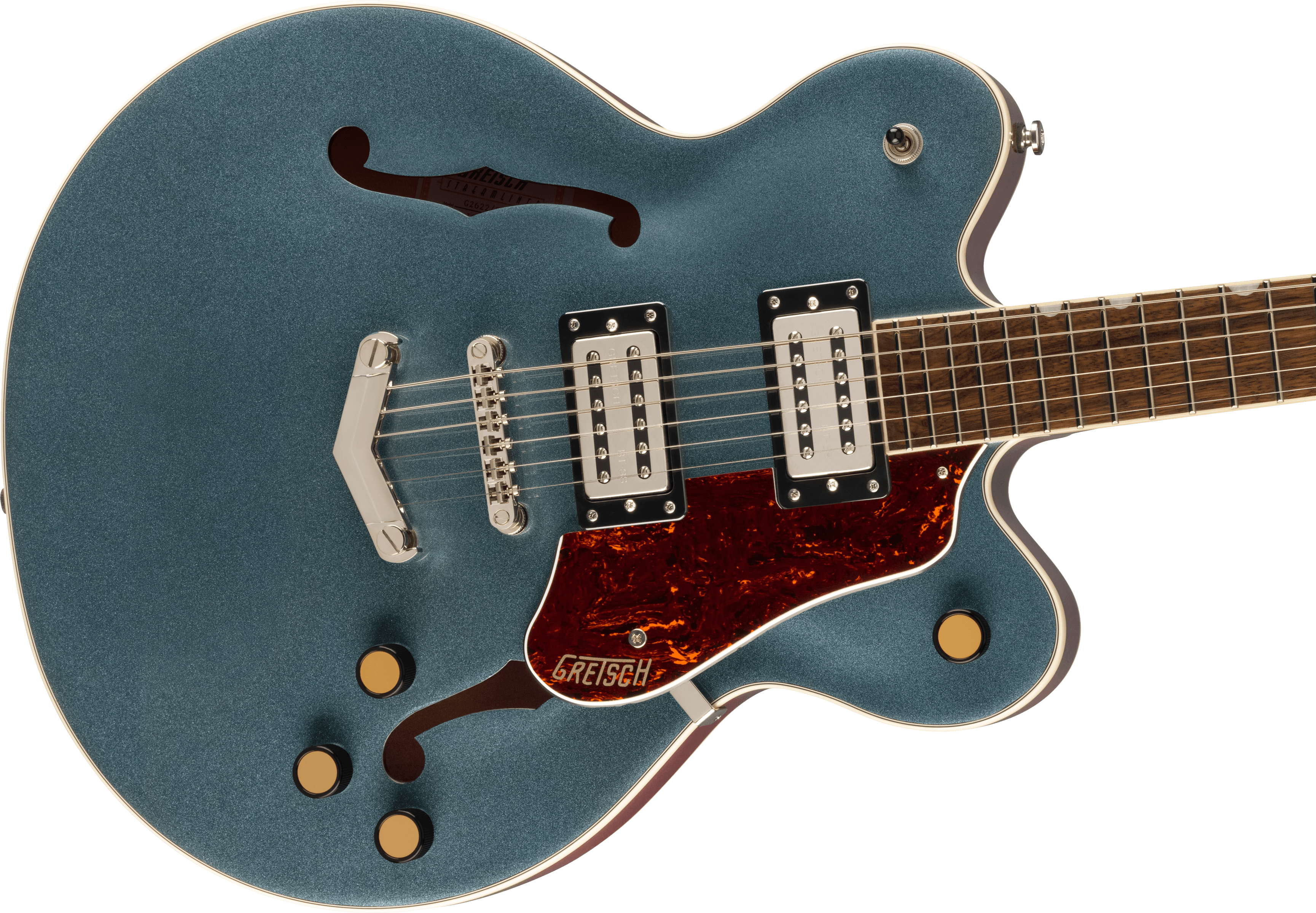 GRETSCH G2622 STREAMLINER CENTER BLOCK DOUBLE-CUT  V-STOPTAIL GUNMETAL
