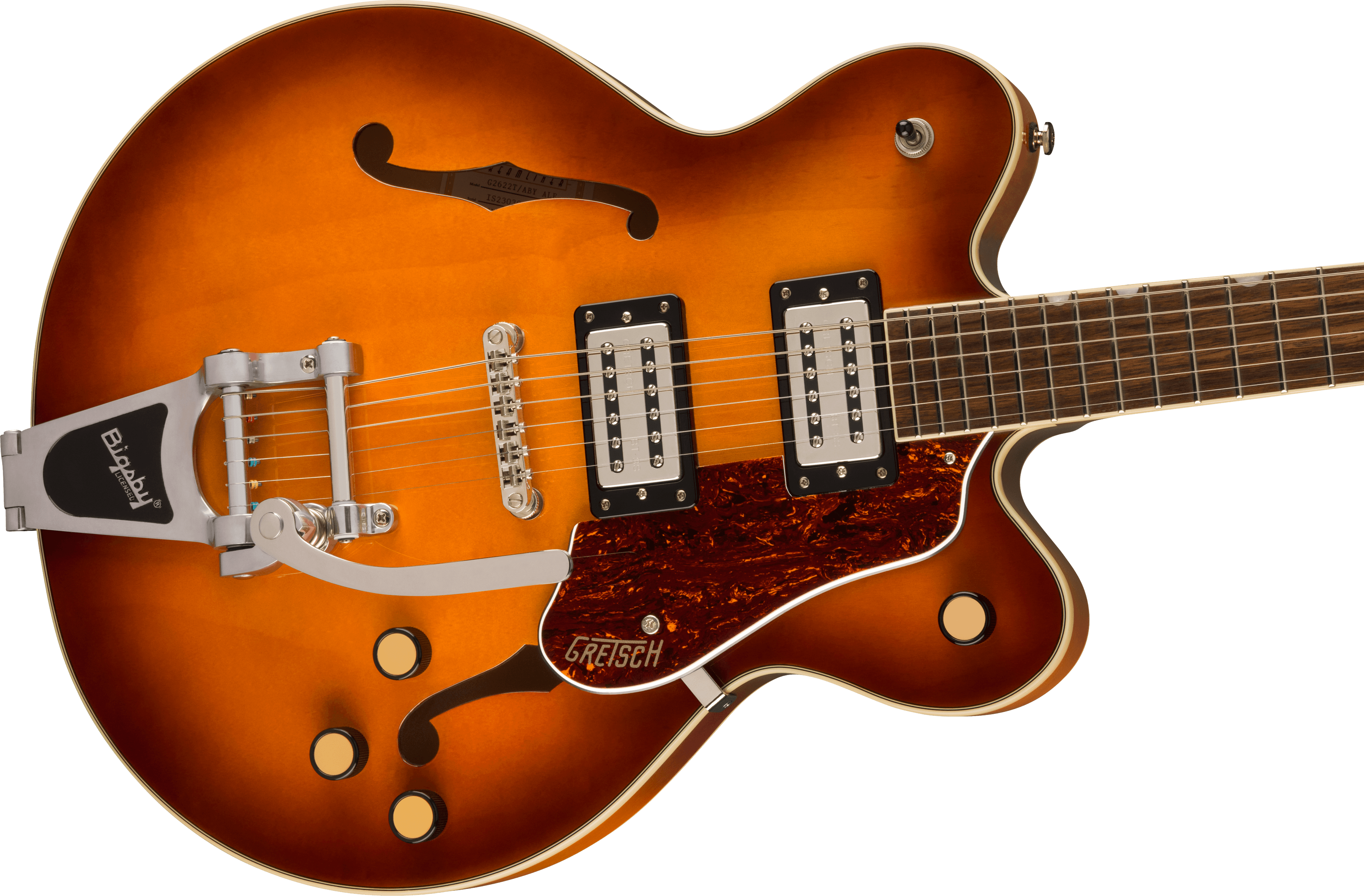 GRETSCH G2622T STREAMLINER CENTER BLOCK DOUBLE-CUT  BIGSBY ABBEY ALE