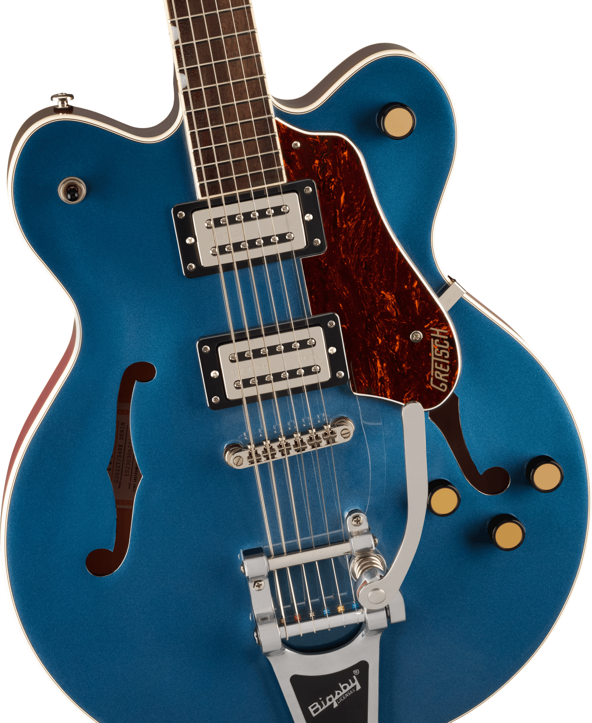 GRETSCH G2622T STREAMLINER CENTER BLOCK DOUBLE-CUT  BIGSBY DARK DENIM