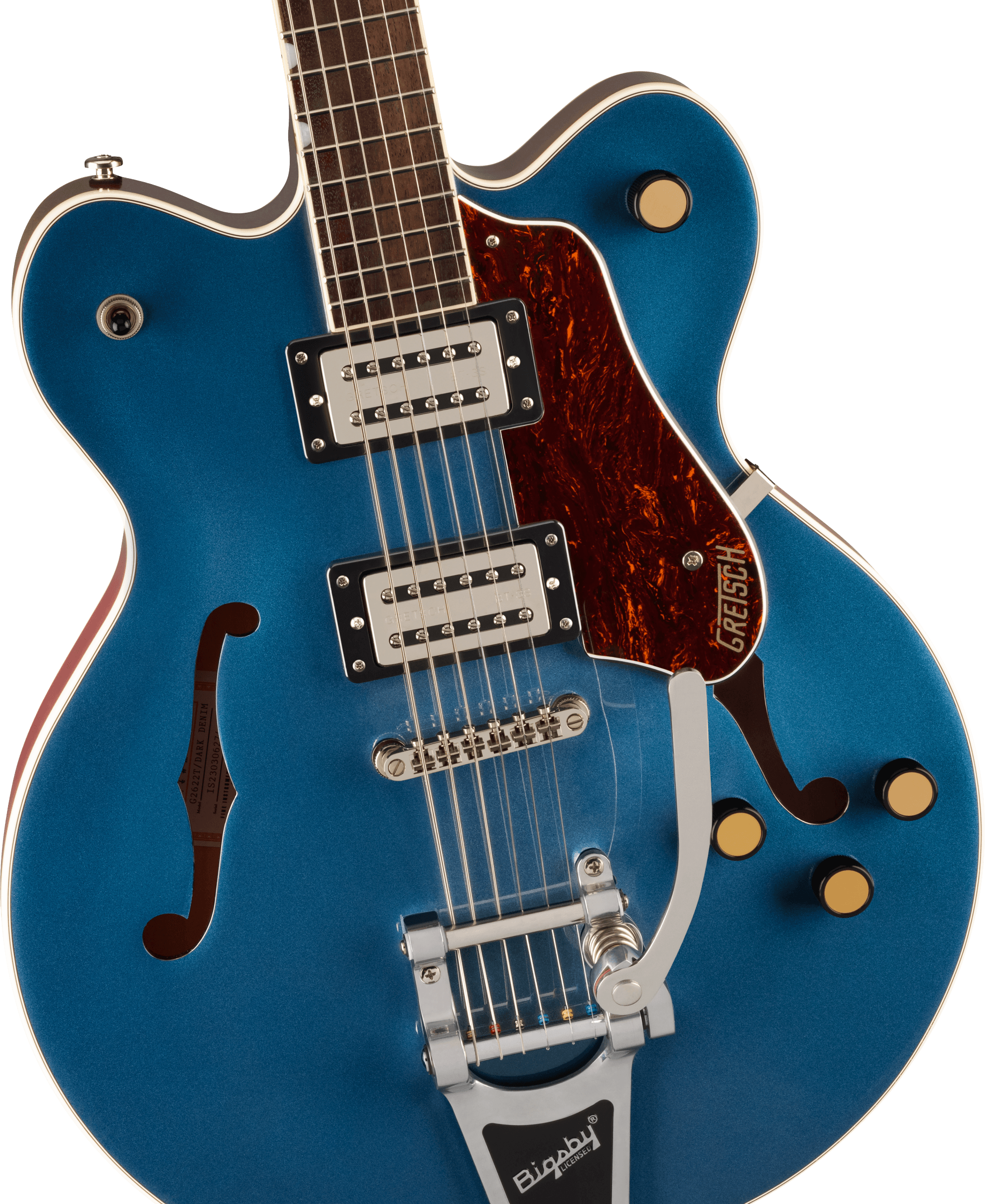 GRETSCH G2622T STREAMLINER CENTER BLOCK DOUBLE-CUT  BIGSBY DARK DENIM