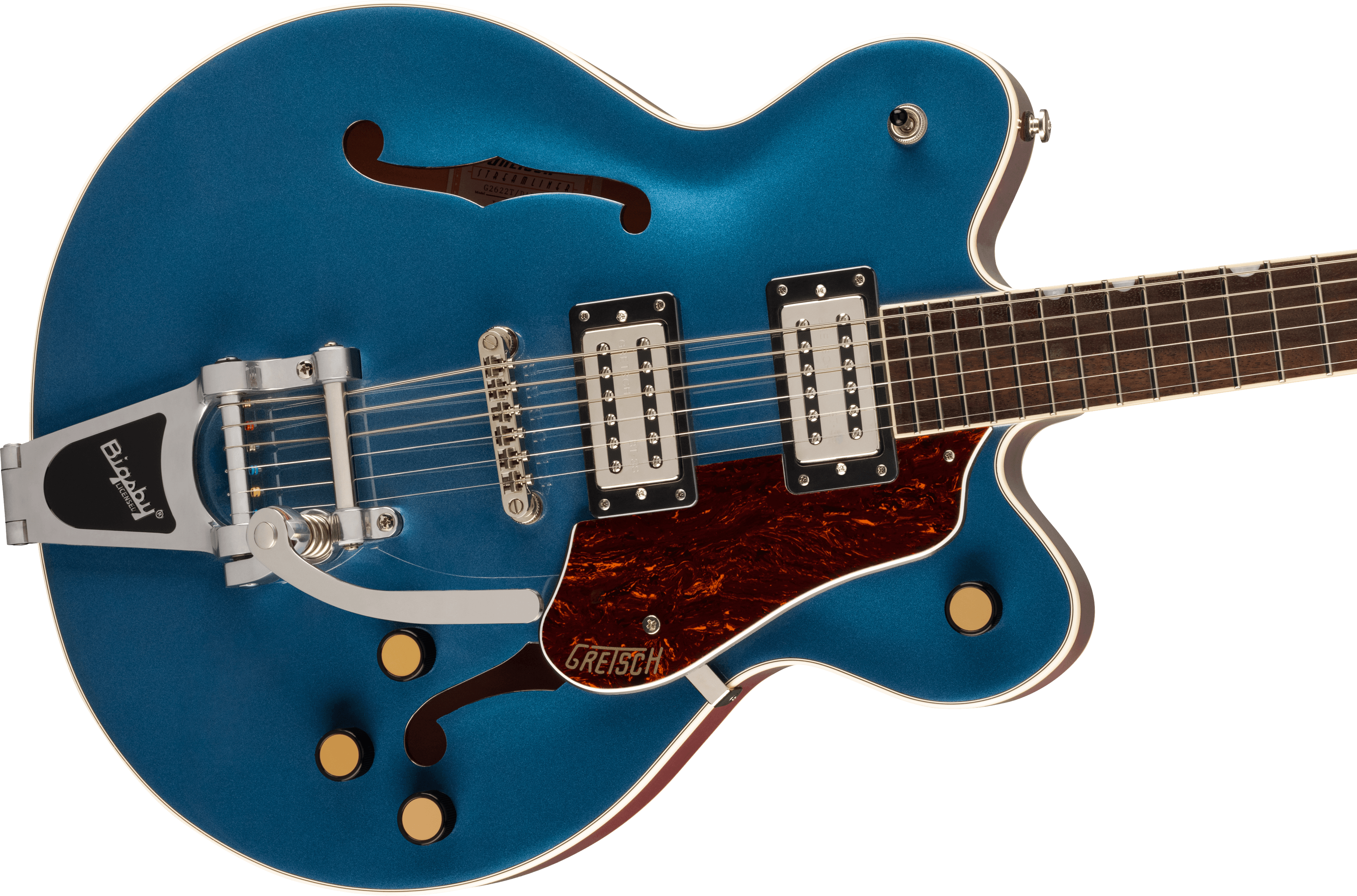GRETSCH G2622T STREAMLINER CENTER BLOCK DOUBLE-CUT  BIGSBY DARK DENIM