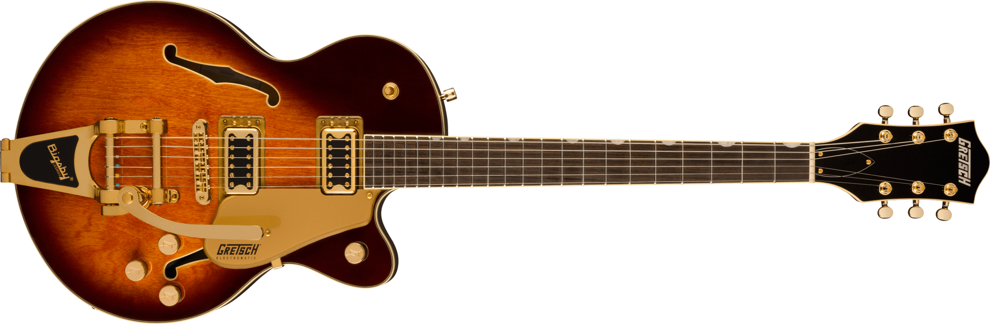 GRETSCH G5655TG ELECTROMATIC CENTER BLOCK JR. SINGLE-CUT  BIGSBY BARREL BURST
