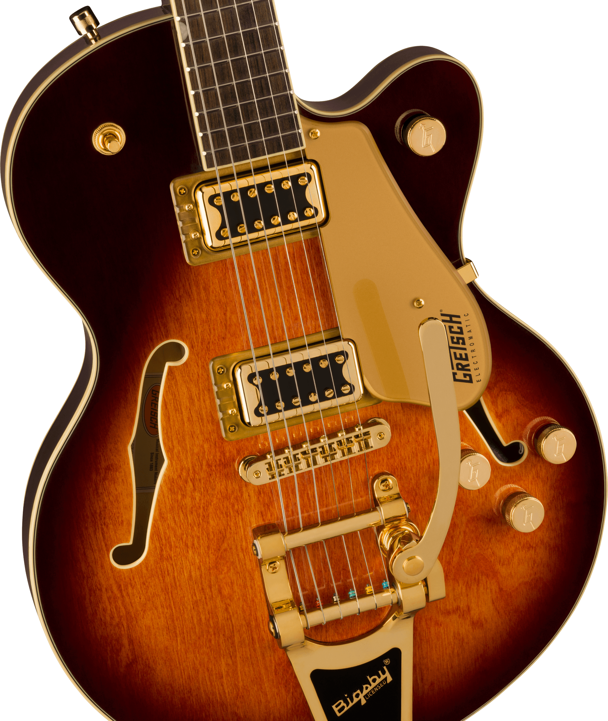 GRETSCH G5655TG ELECTROMATIC CENTER BLOCK JR. SINGLE-CUT  BIGSBY BARREL BURST
