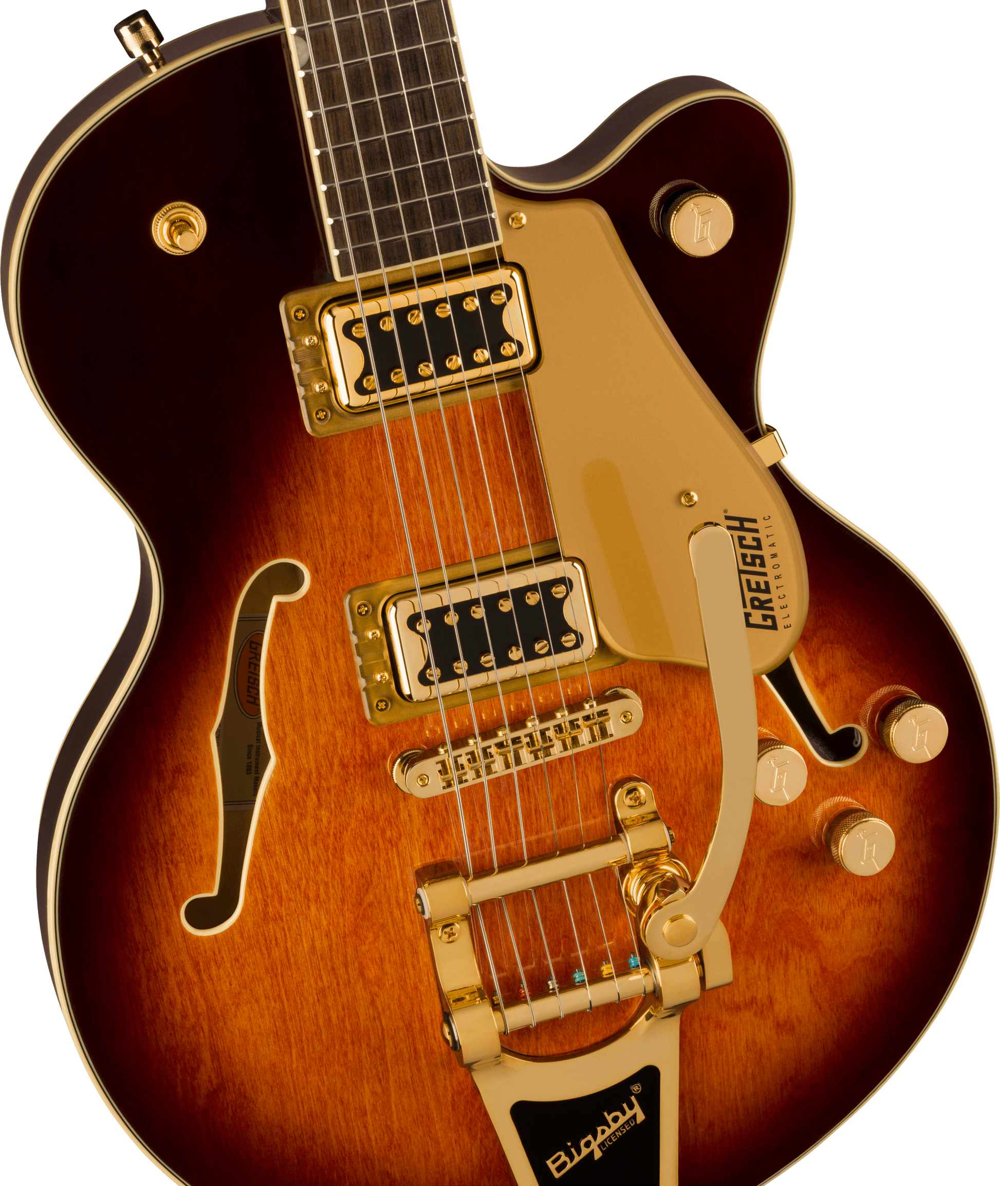 GRETSCH G5655TG ELECTROMATIC CENTER BLOCK JR. SINGLE-CUT  BIGSBY BARREL BURST
