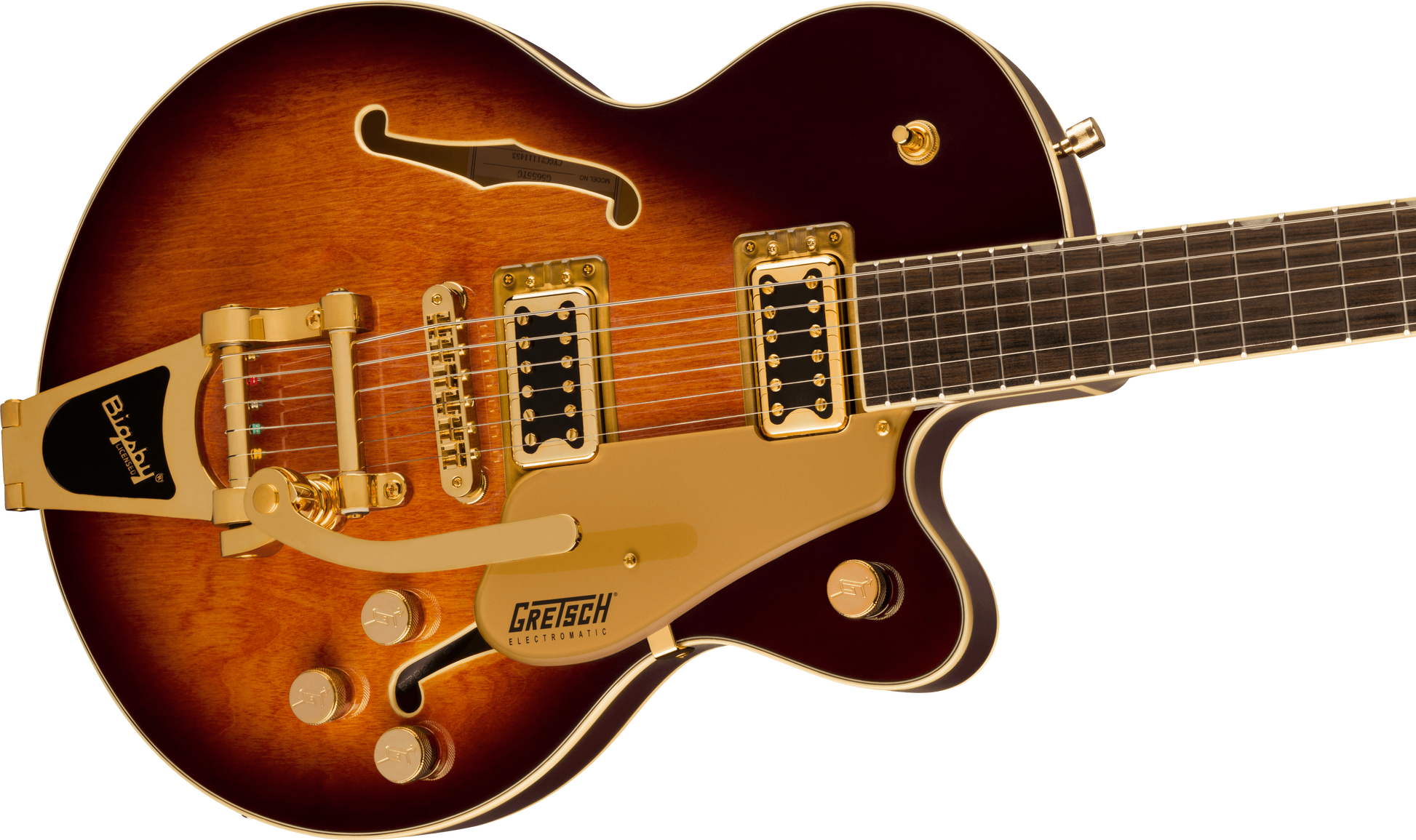 GRETSCH G5655TG ELECTROMATIC CENTER BLOCK JR. SINGLE-CUT  BIGSBY BARREL BURST