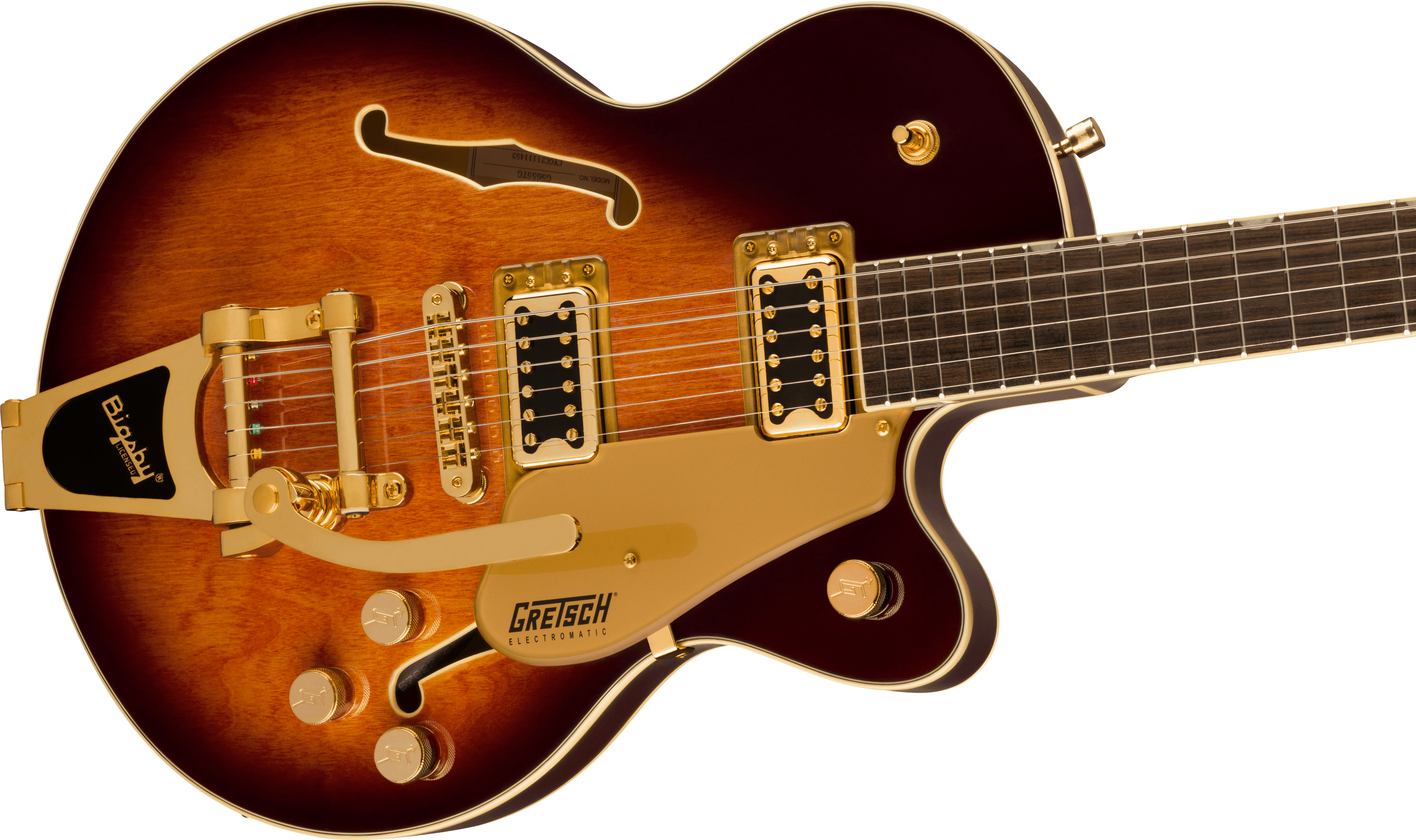 GRETSCH G5655TG ELECTROMATIC CENTER BLOCK JR. SINGLE-CUT  BIGSBY BARREL BURST