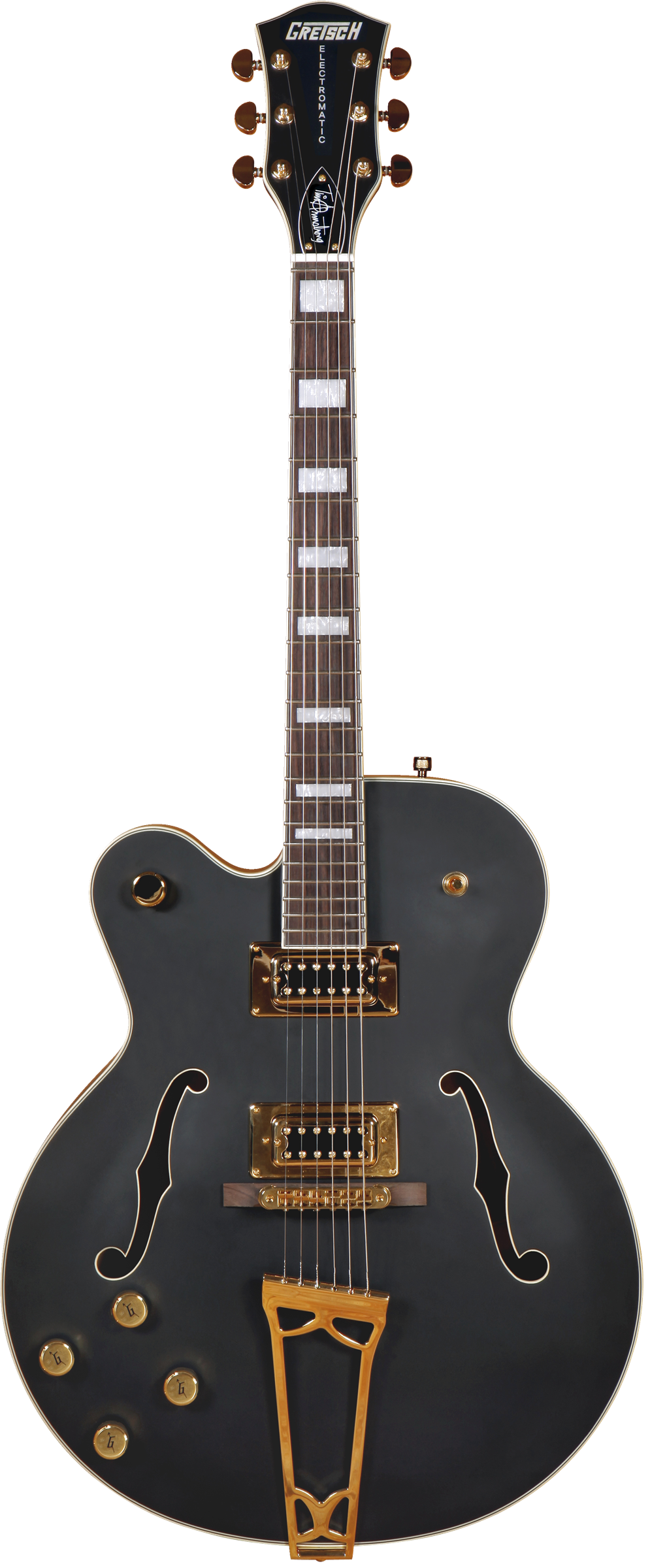 GRETSCH G5191BK TIM ARMSTRONG SIGNATURE ELECTROMATIC HOLLOW   , LH MATTE BLACK