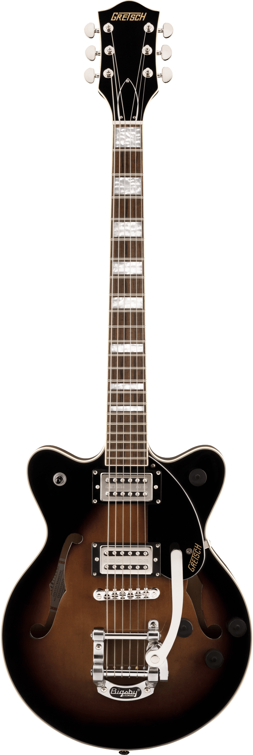 GRETSCH G2655T STREAMLINER CENTER BLOCK JR.  BIGSBY BROWNSTONE MAPLE