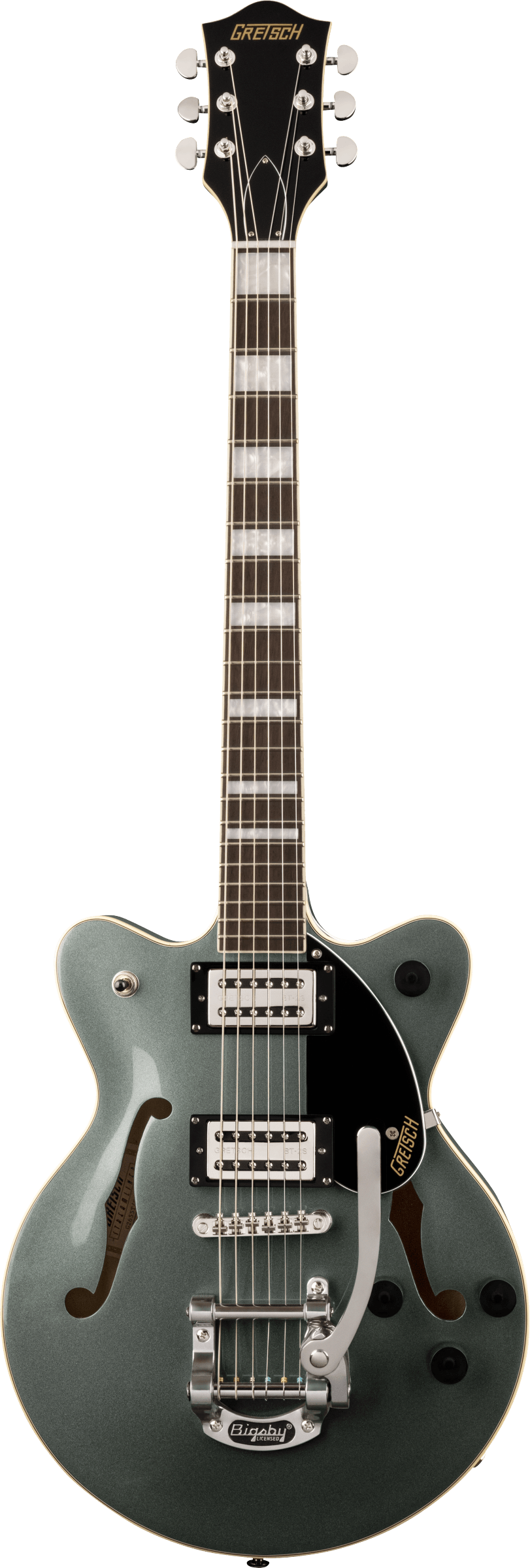 GRETSCH G2655T STREAMLINER CENTER BLOCK JR.  BIGSBY STIRLING GREEN