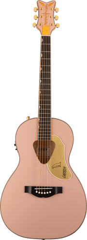 GRETSCH G5021E RANCHER PENGUIN PARLOR ACOUSTIC/ELECTRIC SHELL PINK