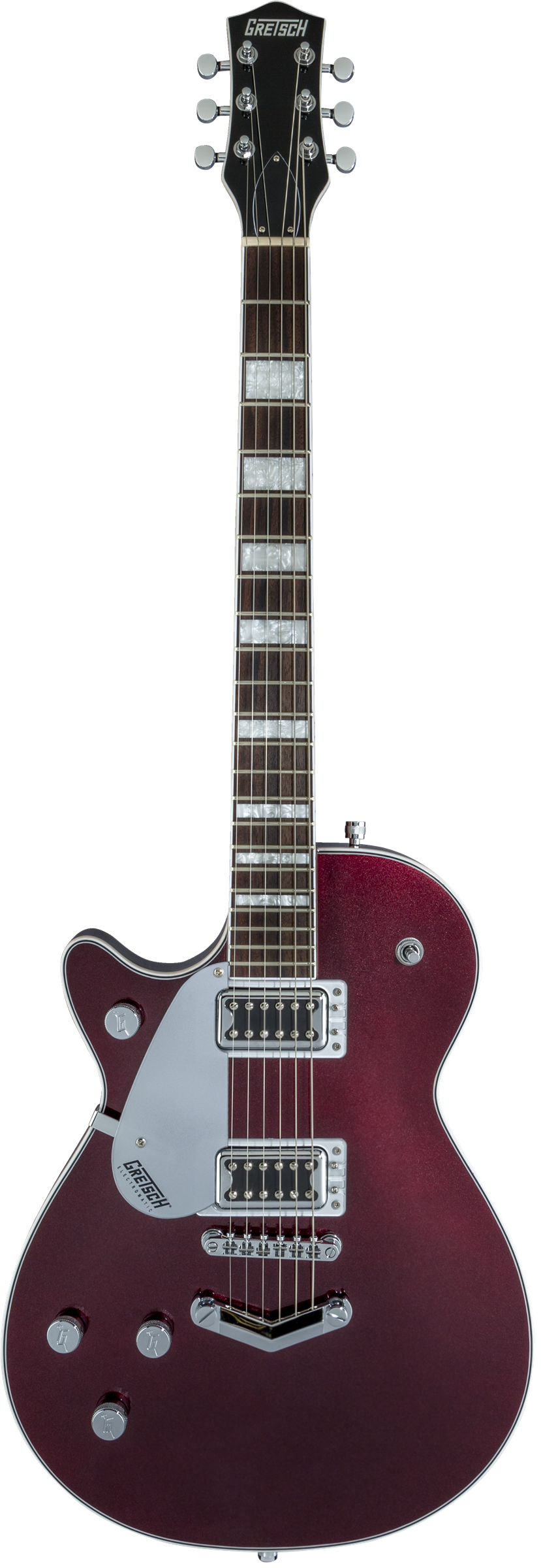 GRETSCH G5220LH ELECTROMATIC JET BT  V-STOPTAIL DARK CHERRY METALLIC