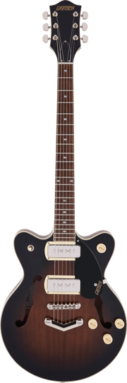 GRETSCH G2655-P90 STREAMLINER CENTER BLOCK JR.  P90  V-STOPTAIL BROWNSTONE