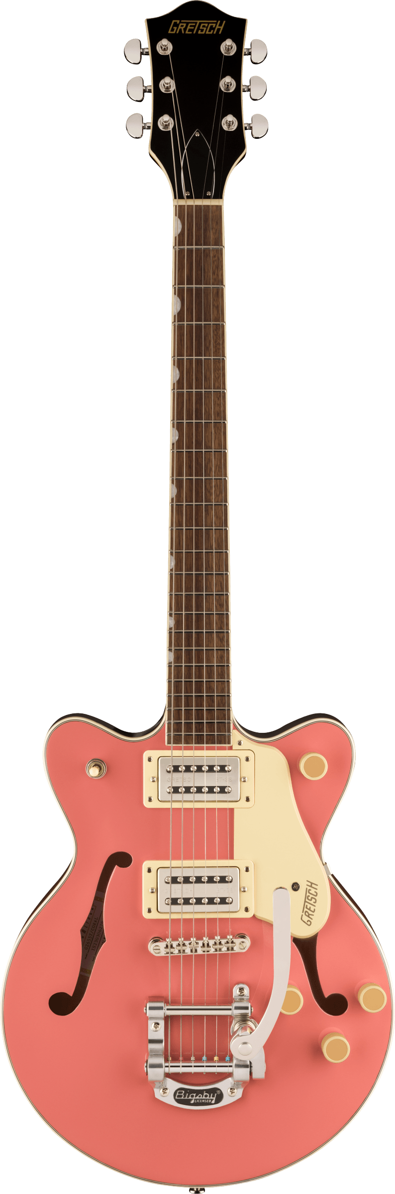 GRETSCH G2655T STREAMLINER CENTER BLOCK JR. DOUBLE-CUT  BIGSBY CORAL