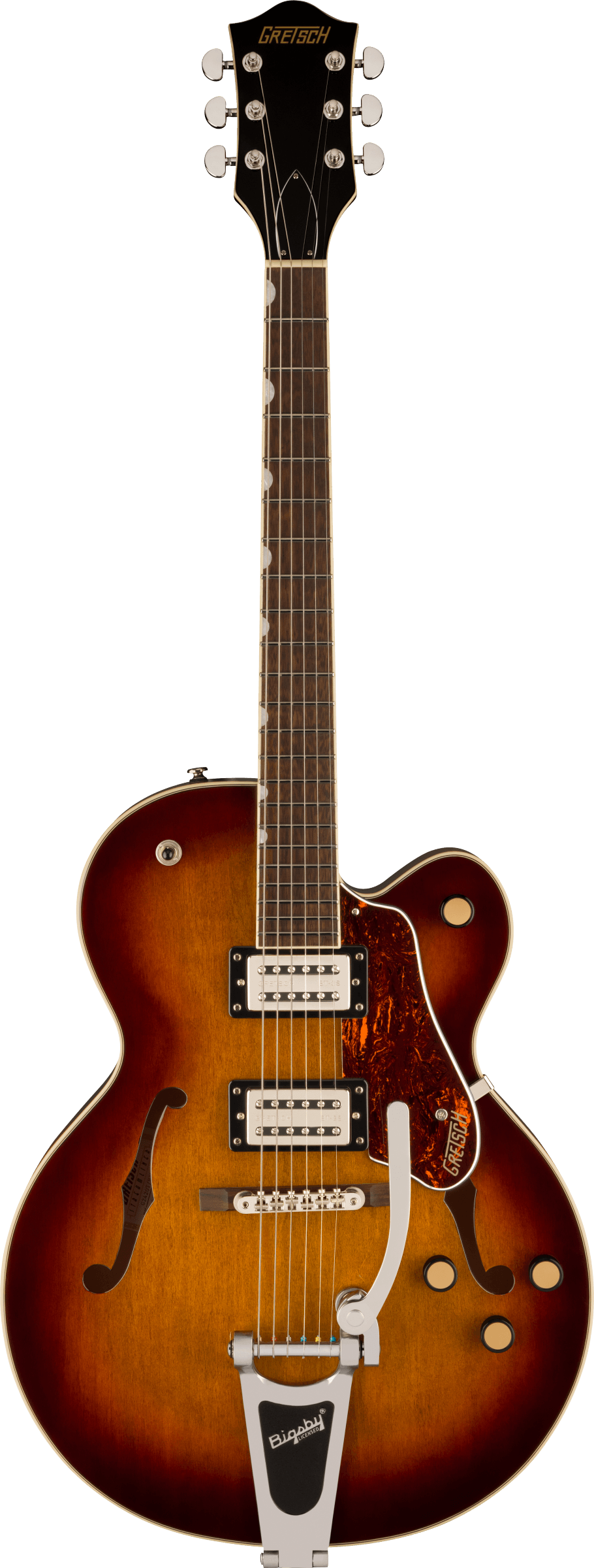 GRETSCH G2420T STREAMLINER HOLLOW   BIGSBY HAVANA BURST
