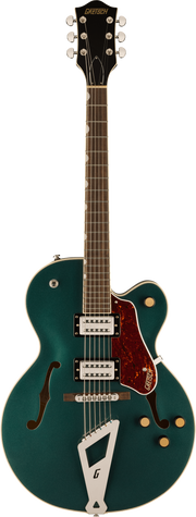 GRETSCH G2420 STREAMLINER HOLLOW   CHROMATIC II TAILPIECE CADILLAC GREEN