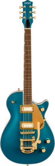 GRETSCH ELECTROMATIC PRISTINE LTD JET SINGLE-CUT  BIGSBY PETROL